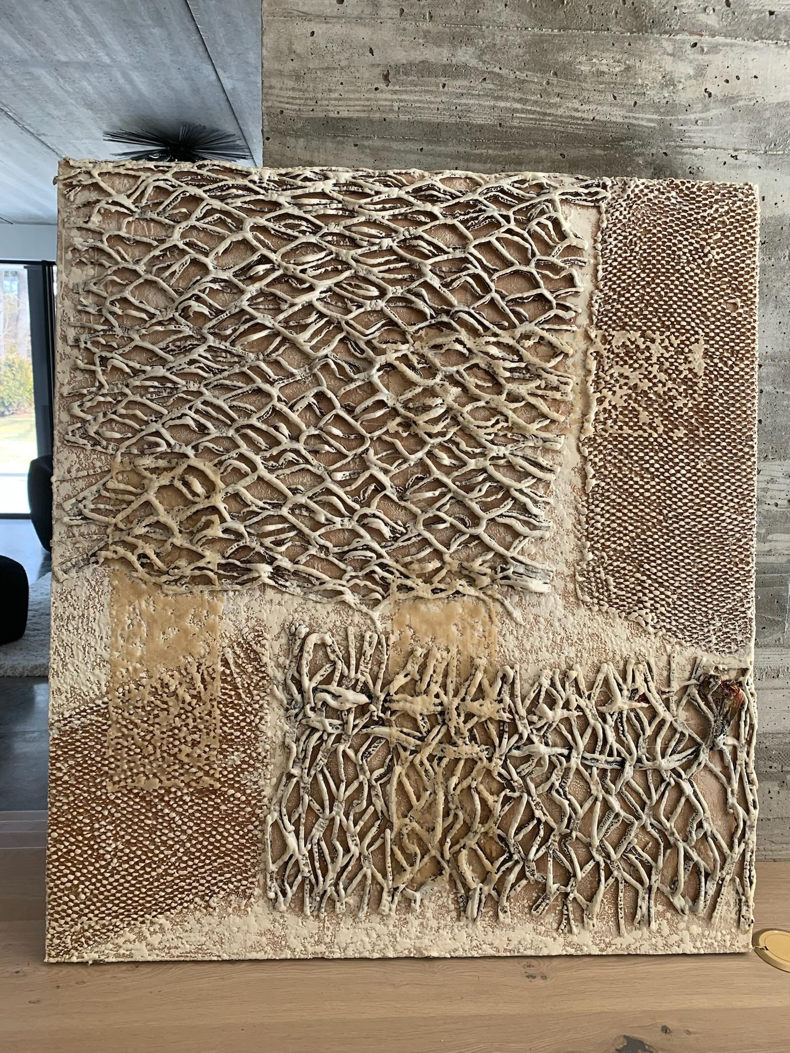Serie: Intreccio di cera

1/1

Cera d'api, carta di recupero e seta su pannello di legno

Dimensioni: 36" x 40"