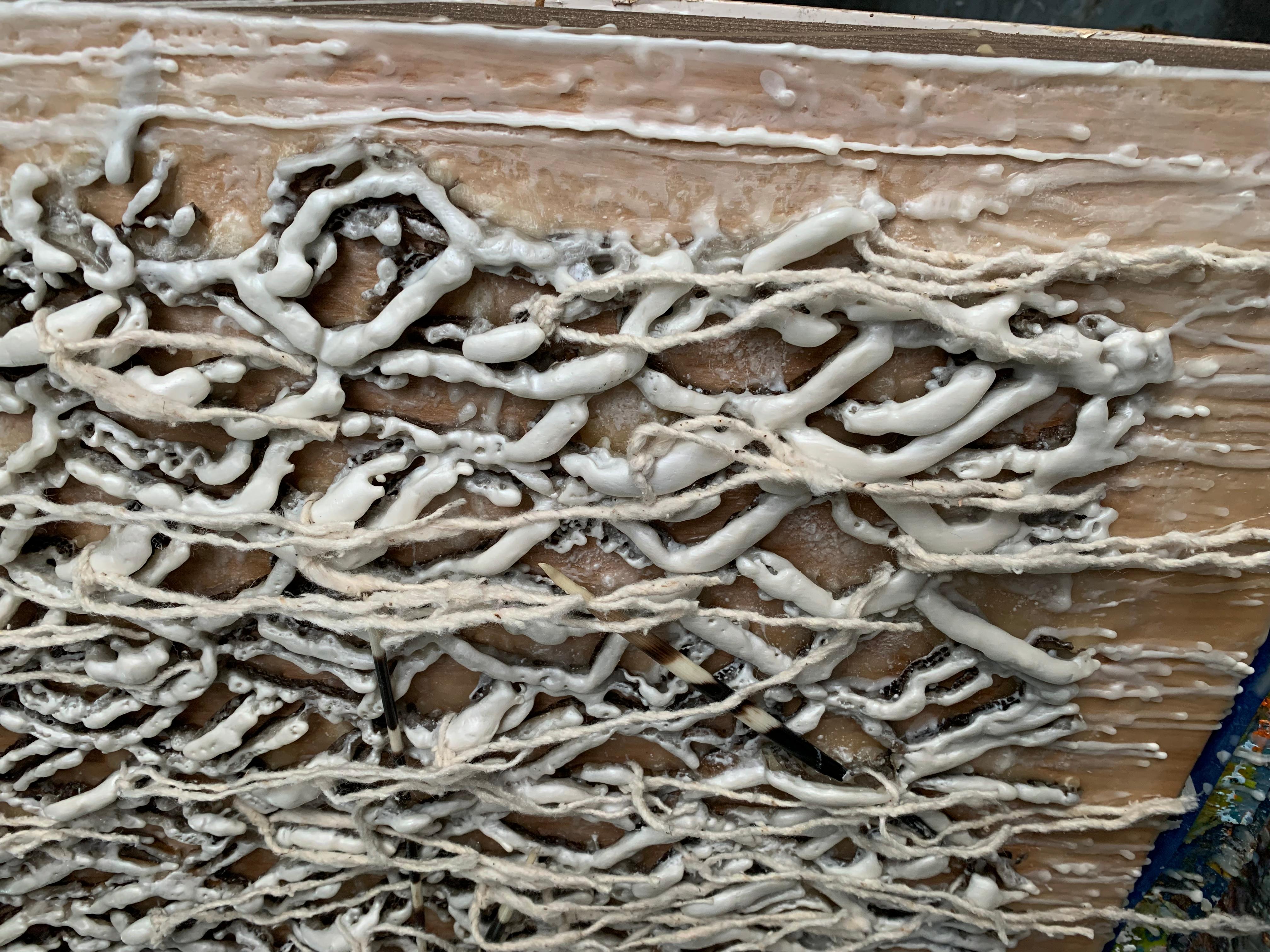 Andrea Bonfils - Wax Weave,  Painting 2022 For Sale 2