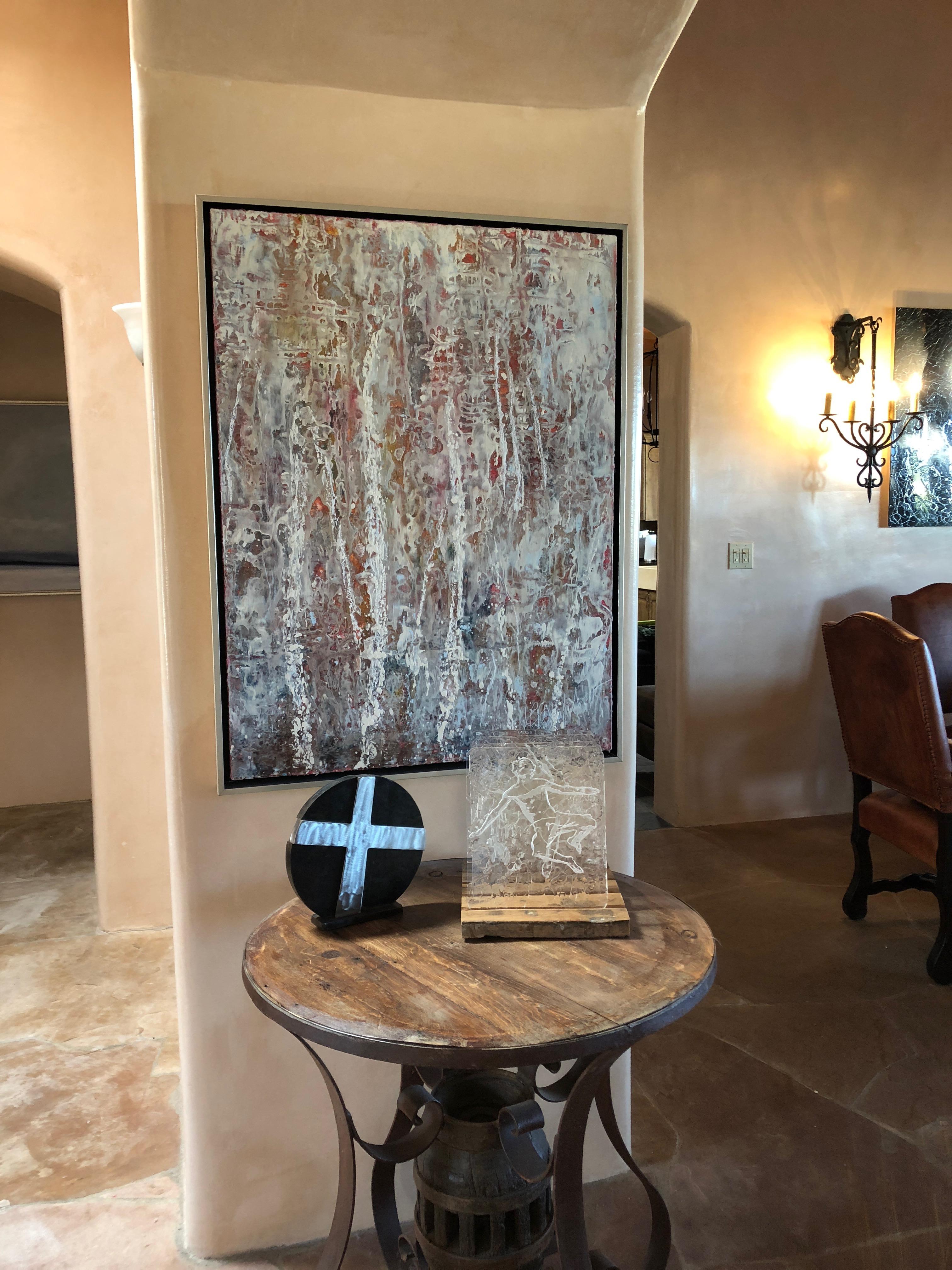 Andrea Bonfils - Bois tissés, Peinture 2018 en vente 3