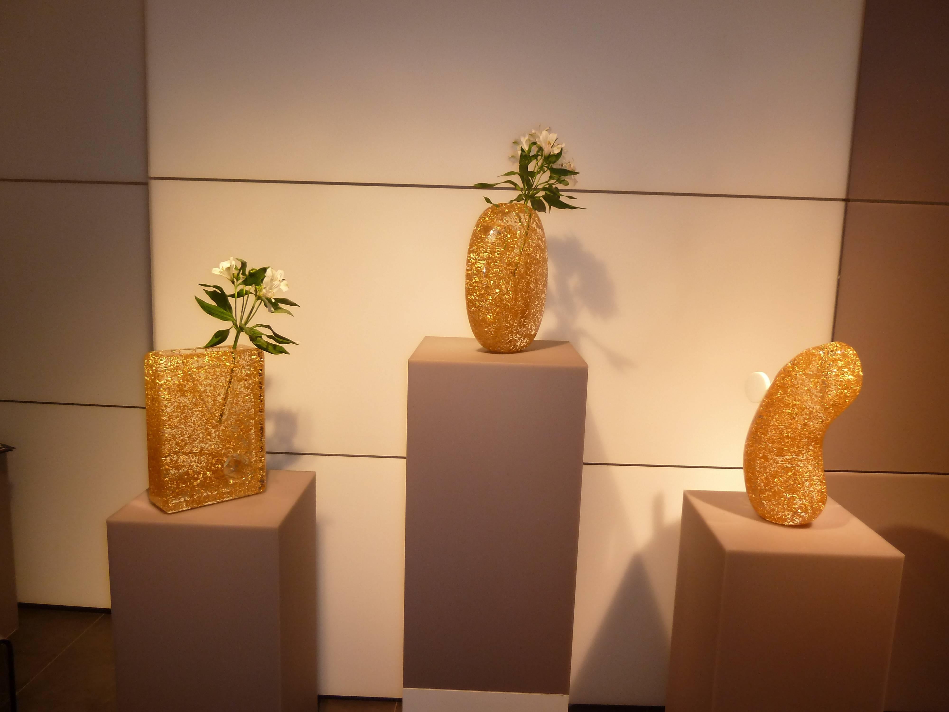  Vase aus der Gold-Kollektion von Andrea Branzi für Superego Editions, Italien (Italienisch) im Angebot