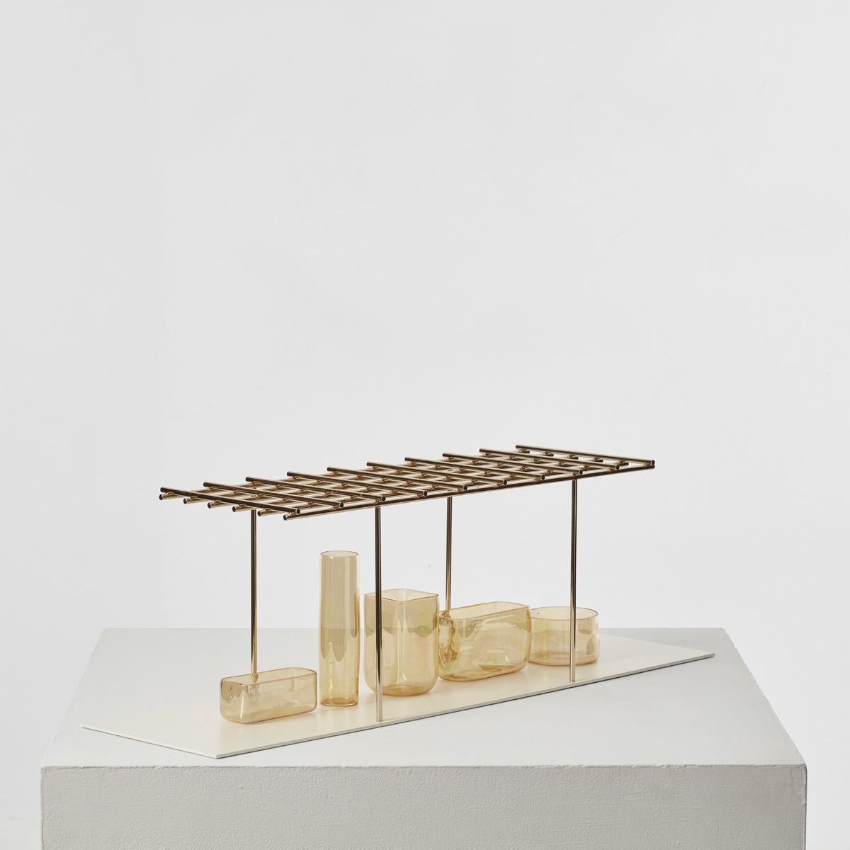 Centro de mesa Andrea Branzi 'Golden Gate' para DG Milano - Italia, 2004 Posmoderno en venta