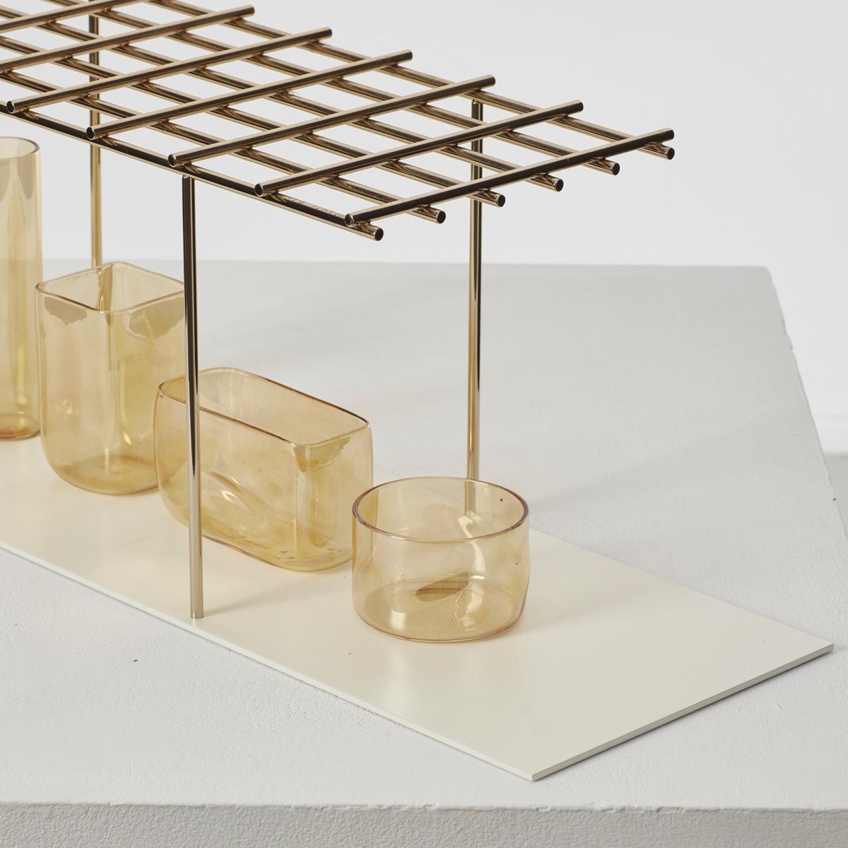 Centro de mesa Andrea Branzi 'Golden Gate' para DG Milano - Italia, 2004 en venta 1
