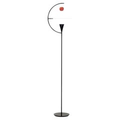 Andrea Branzi 'Newton' Floor Lamp in Black & White for Nemo