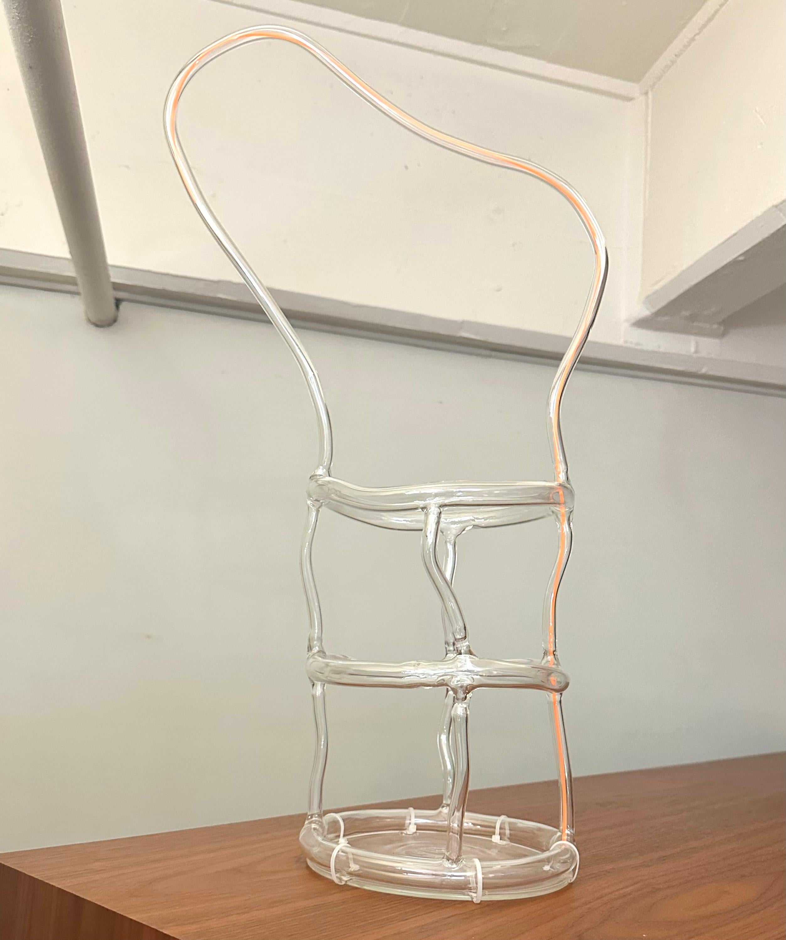 XXI secolo e contemporaneo Andrea Branzi Orange Canaries Basket #7, scultura in vetro fuso, 2008 in vendita