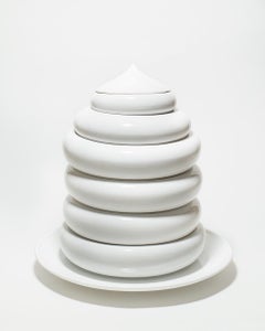 Italian Ceramic Sculpture Model Pila by Andrea Branzi for Superego Editions
