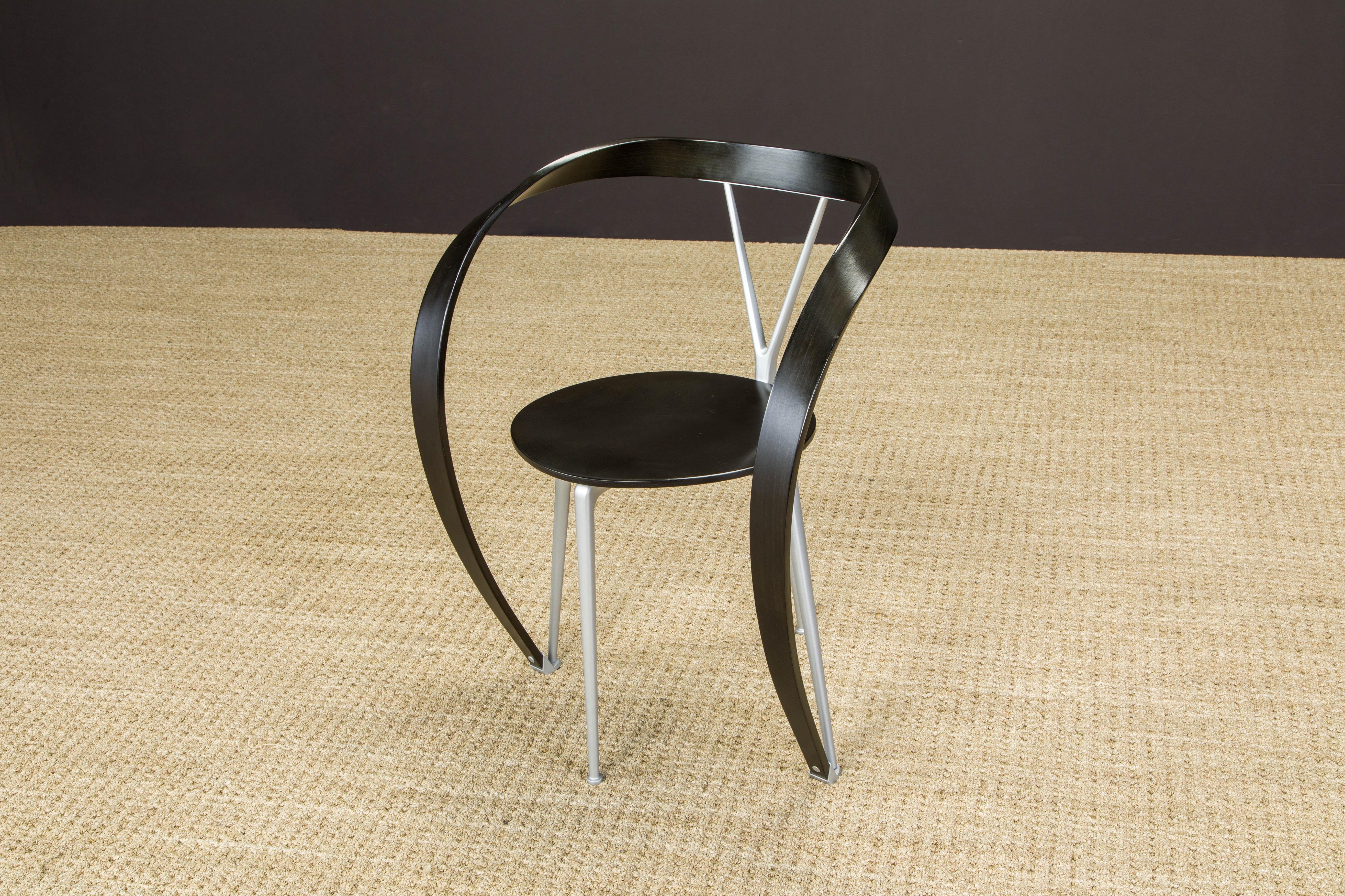 Andrea Branzi 'Revers' Postmoderne Stühle für Cassina, 1993, Sechser-Set, signiert im Angebot 9