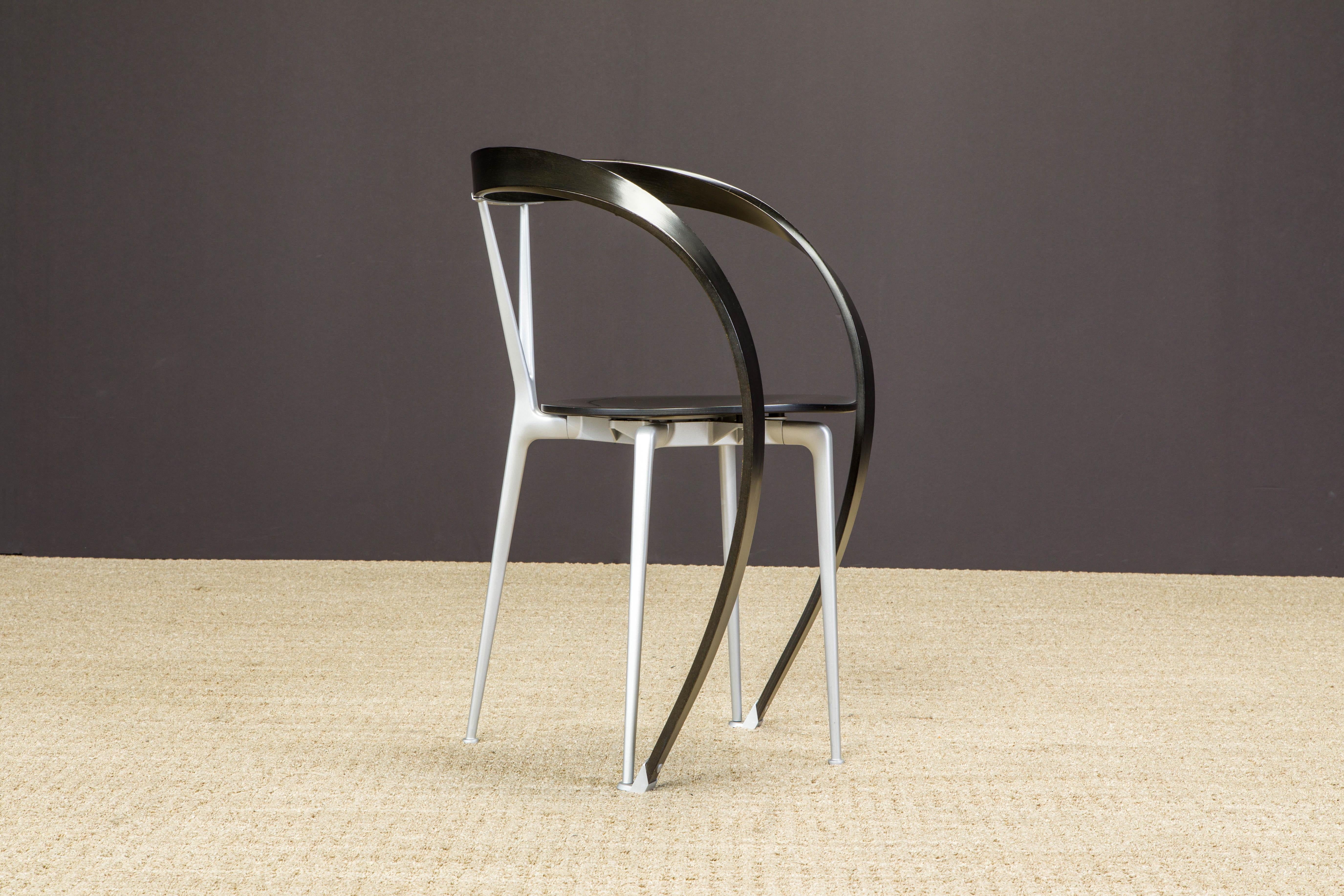 Andrea Branzi 'Revers' Postmoderne Stühle für Cassina, 1993, Sechser-Set, signiert im Angebot 3