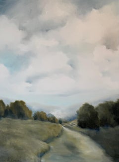 Walking the Farm by Andrea Costa, Large Landscape Oil painting