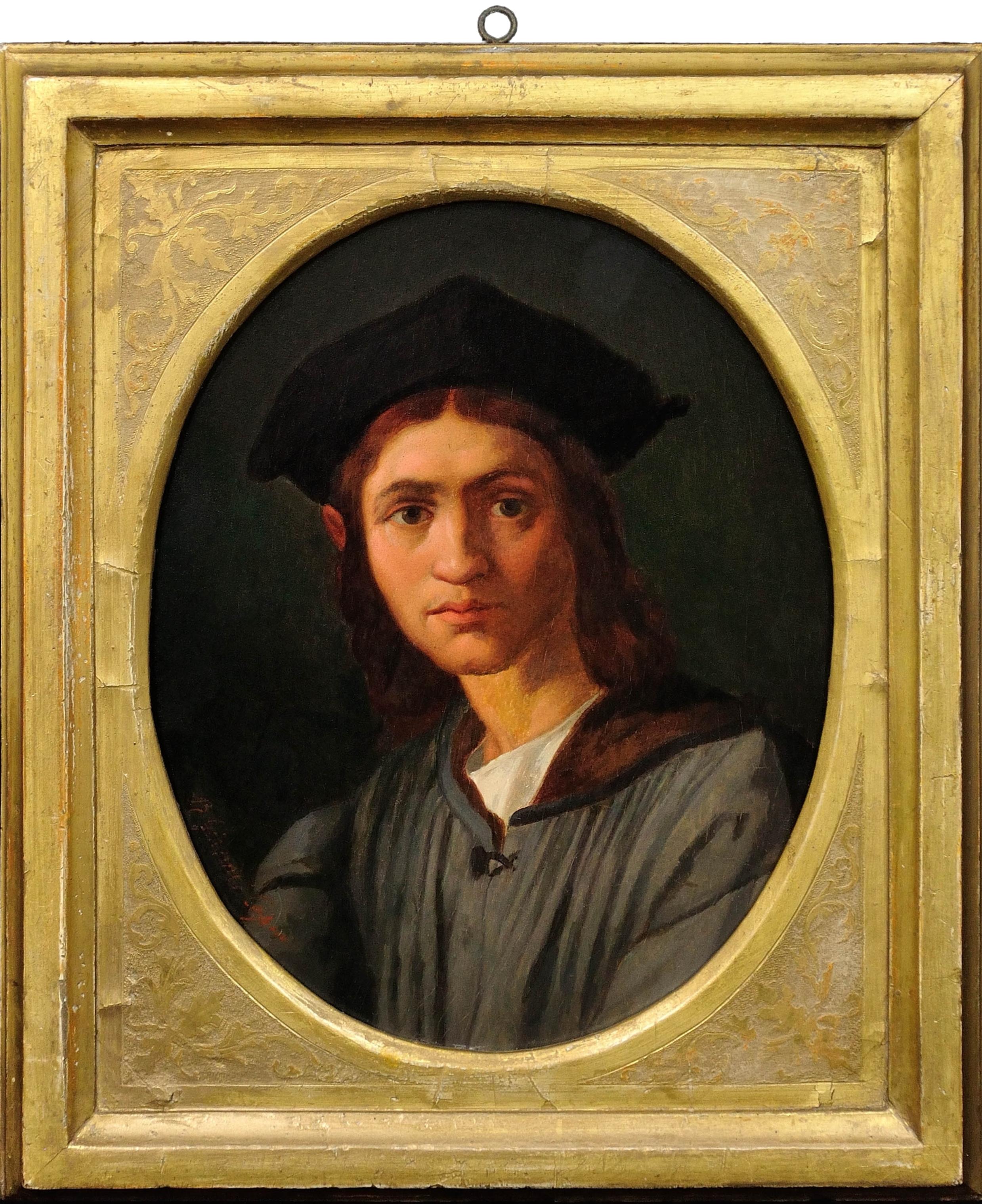 after Andrea del Sarto circa 1863. Portrait of Baccio Bandinelli. Uffizi Gallery