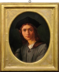 Antique after Andrea del Sarto circa 1863. Portrait of Baccio Bandinelli. Uffizi Gallery