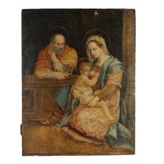 Copy from Andrea Del Sarto Holy Family Barberini 17th Century