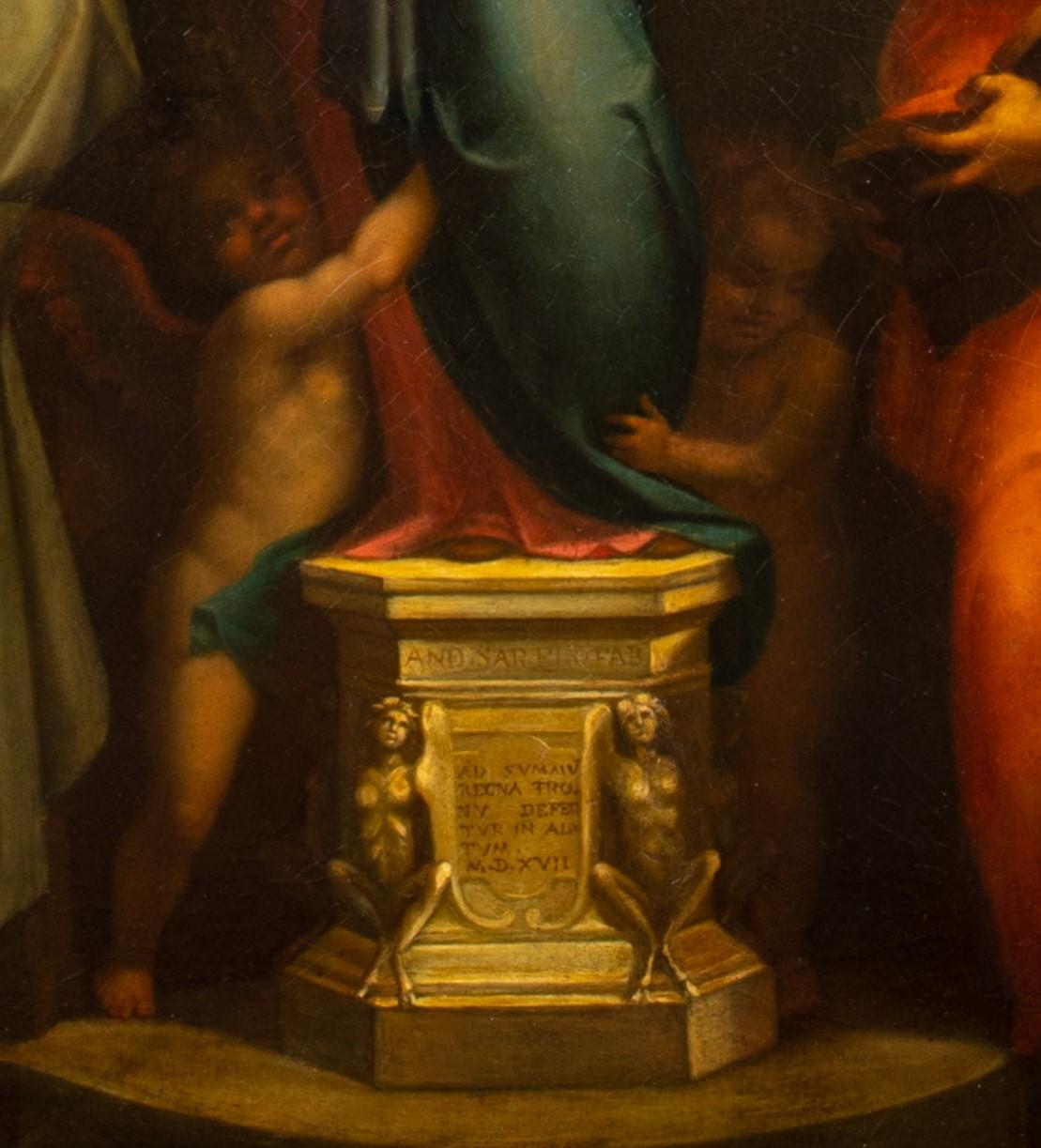 Madonna Of The Harpies, 17th Century For Sale 2