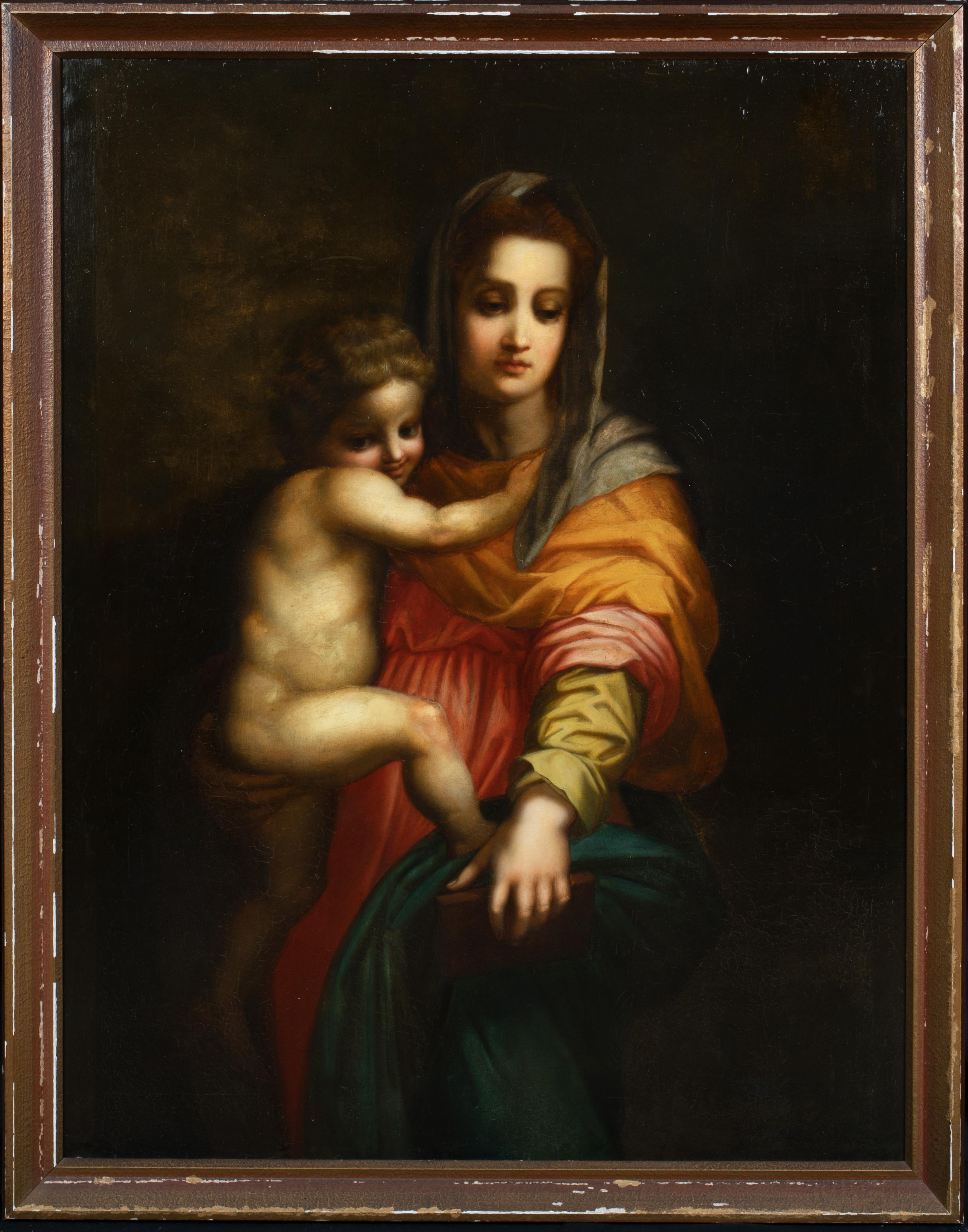 Portrait Painting Andrea Del Sarto  - Madonna of the Harpies, 17e siècle 