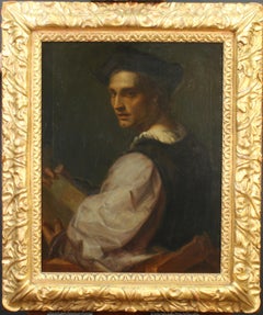 Antique Portrait of a young man possibly a sculptor