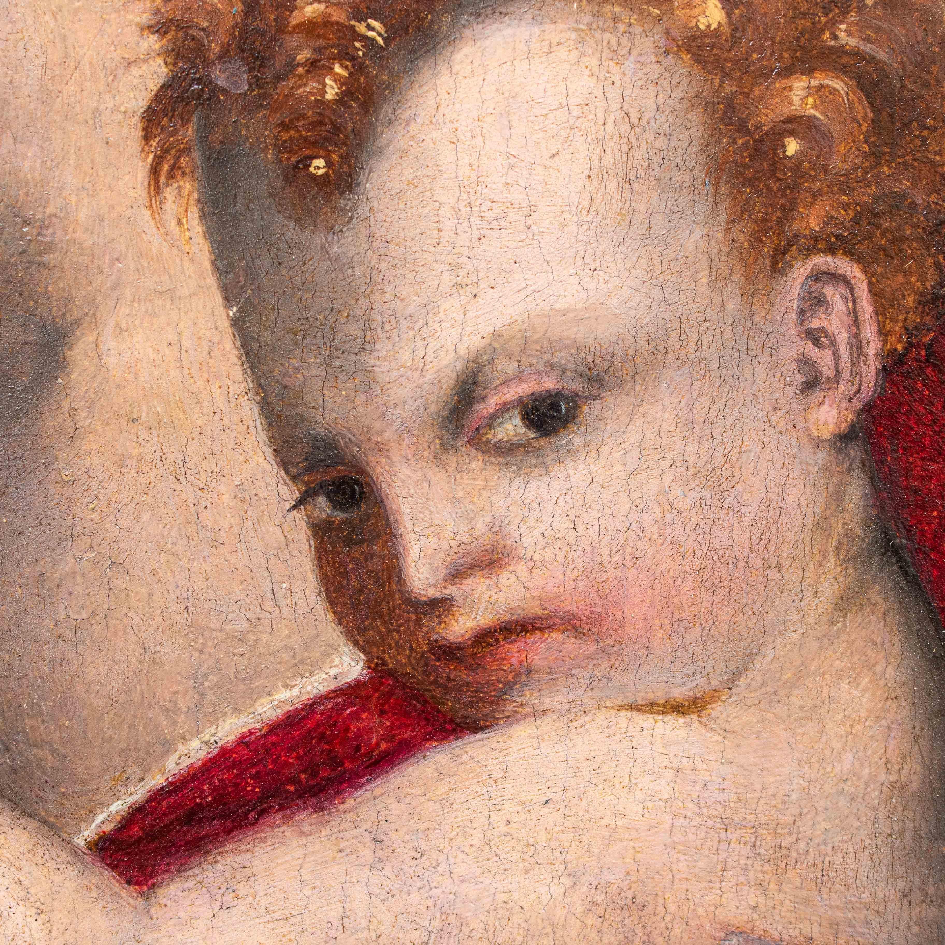 Ein Nachfolger von Andrea del Sarto, Madonna mit Kind im Angebot 6