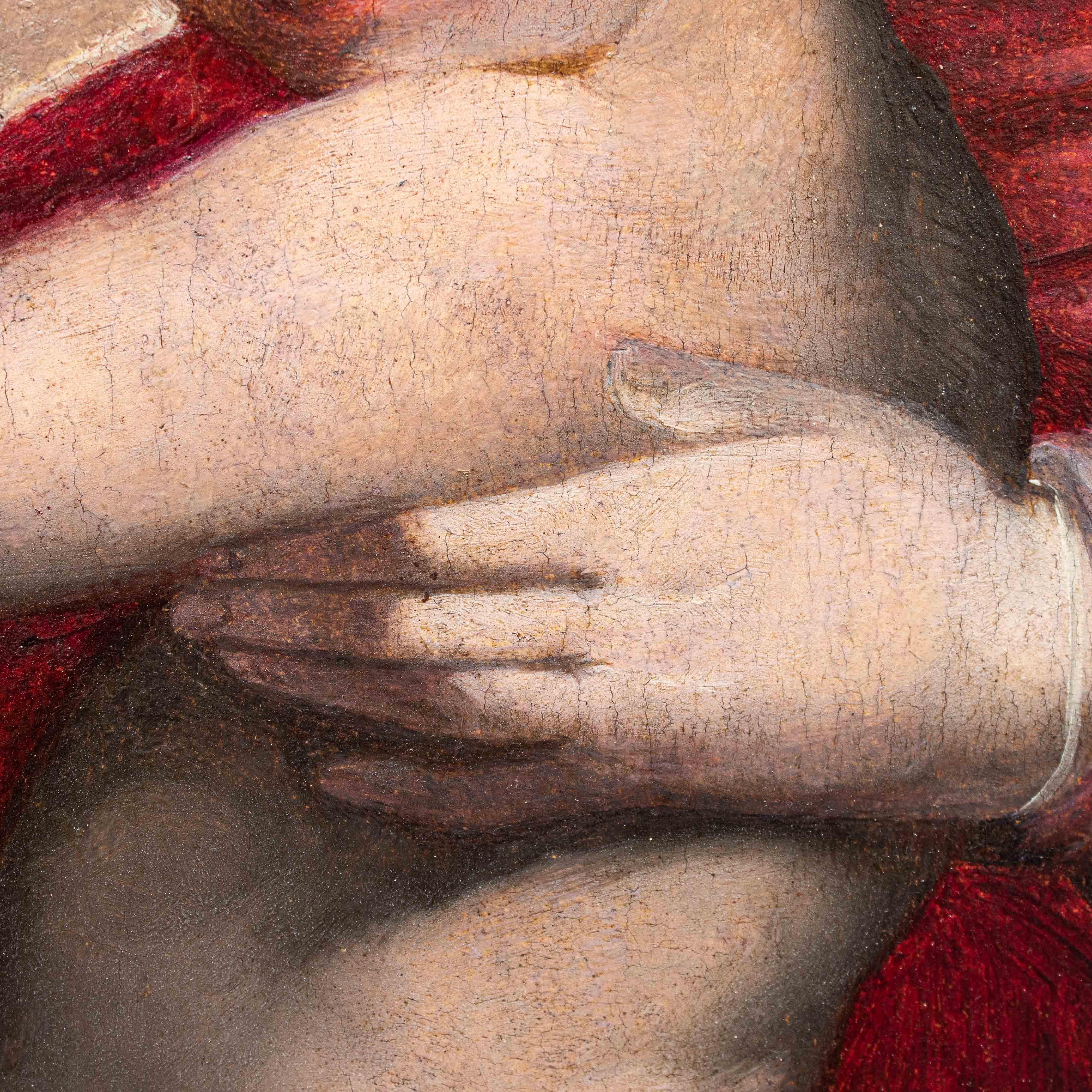 Ein Nachfolger von Andrea del Sarto, Madonna mit Kind im Angebot 7