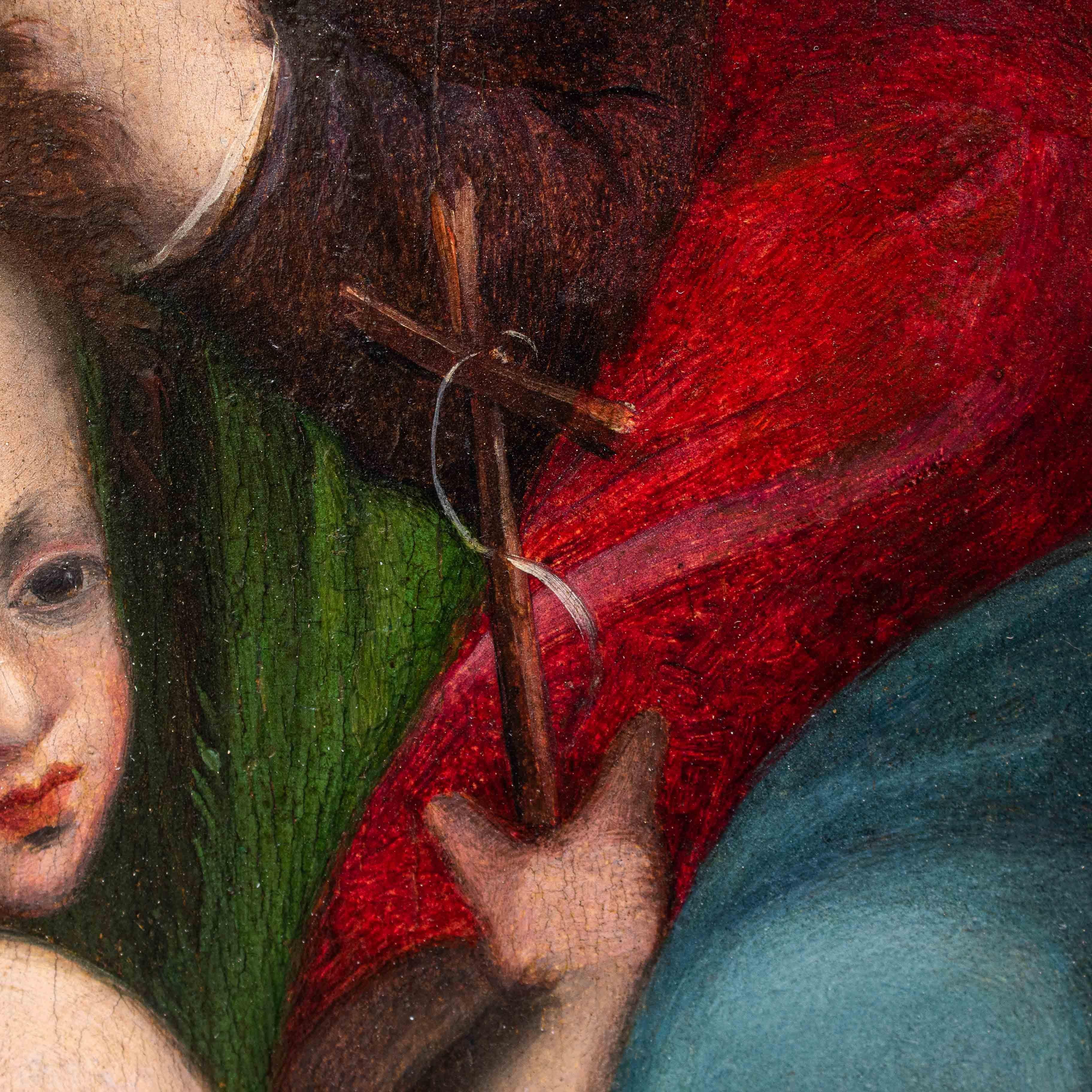 Ein Nachfolger von Andrea del Sarto, Madonna mit Kind im Angebot 8