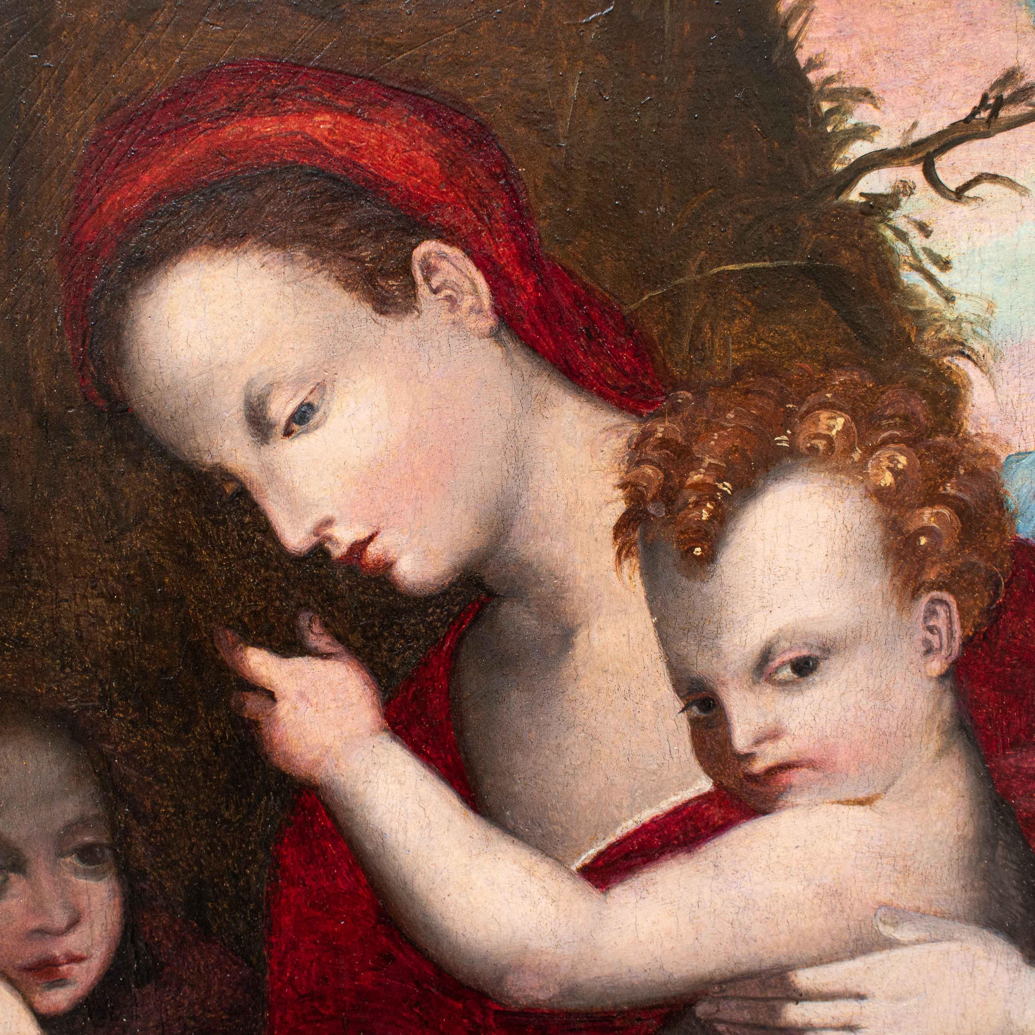 Ein Nachfolger von Andrea del Sarto, Madonna mit Kind (Sonstige Kunststile), Painting, von Andrea Del Sarto 