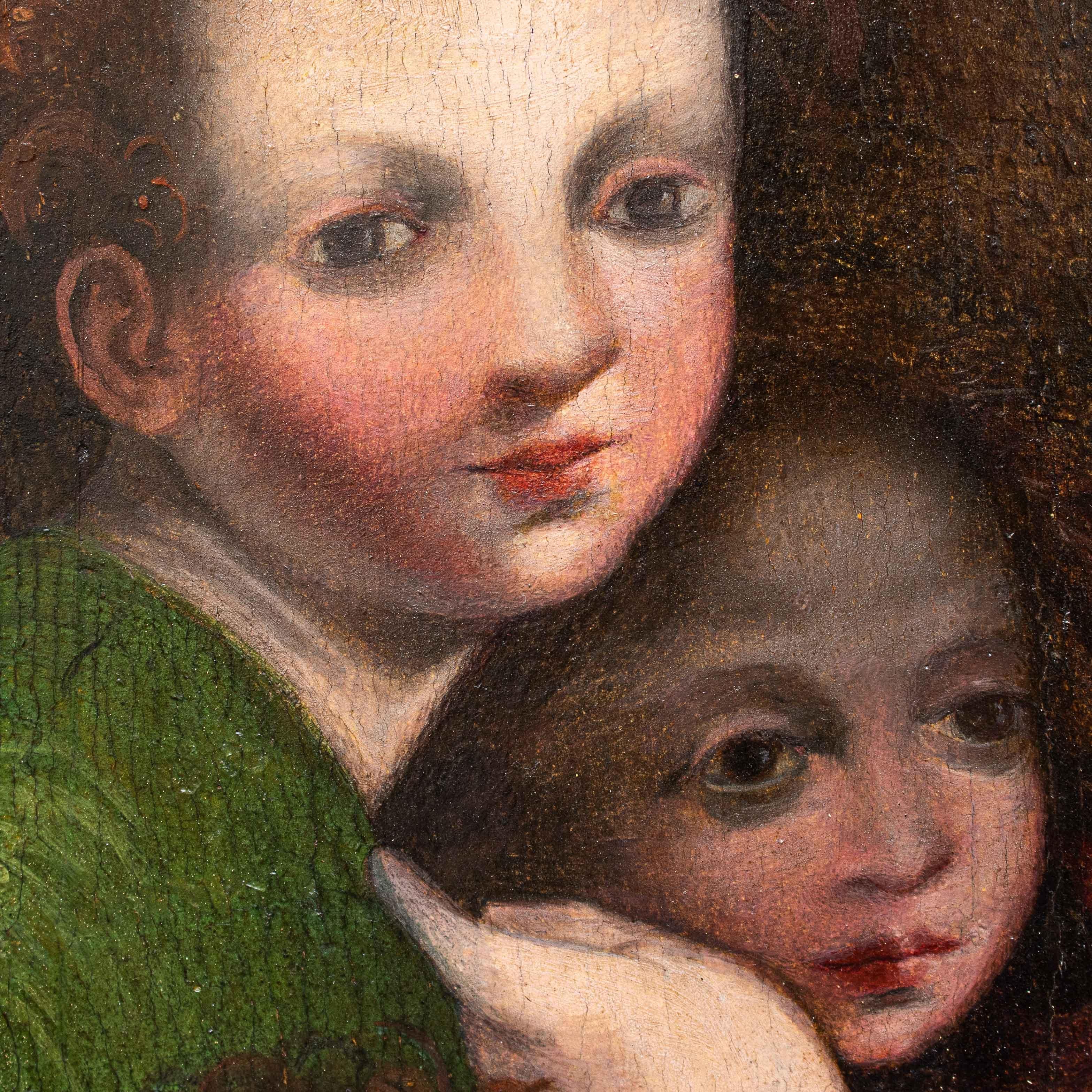 Ein Nachfolger von Andrea del Sarto, Madonna mit Kind im Angebot 4