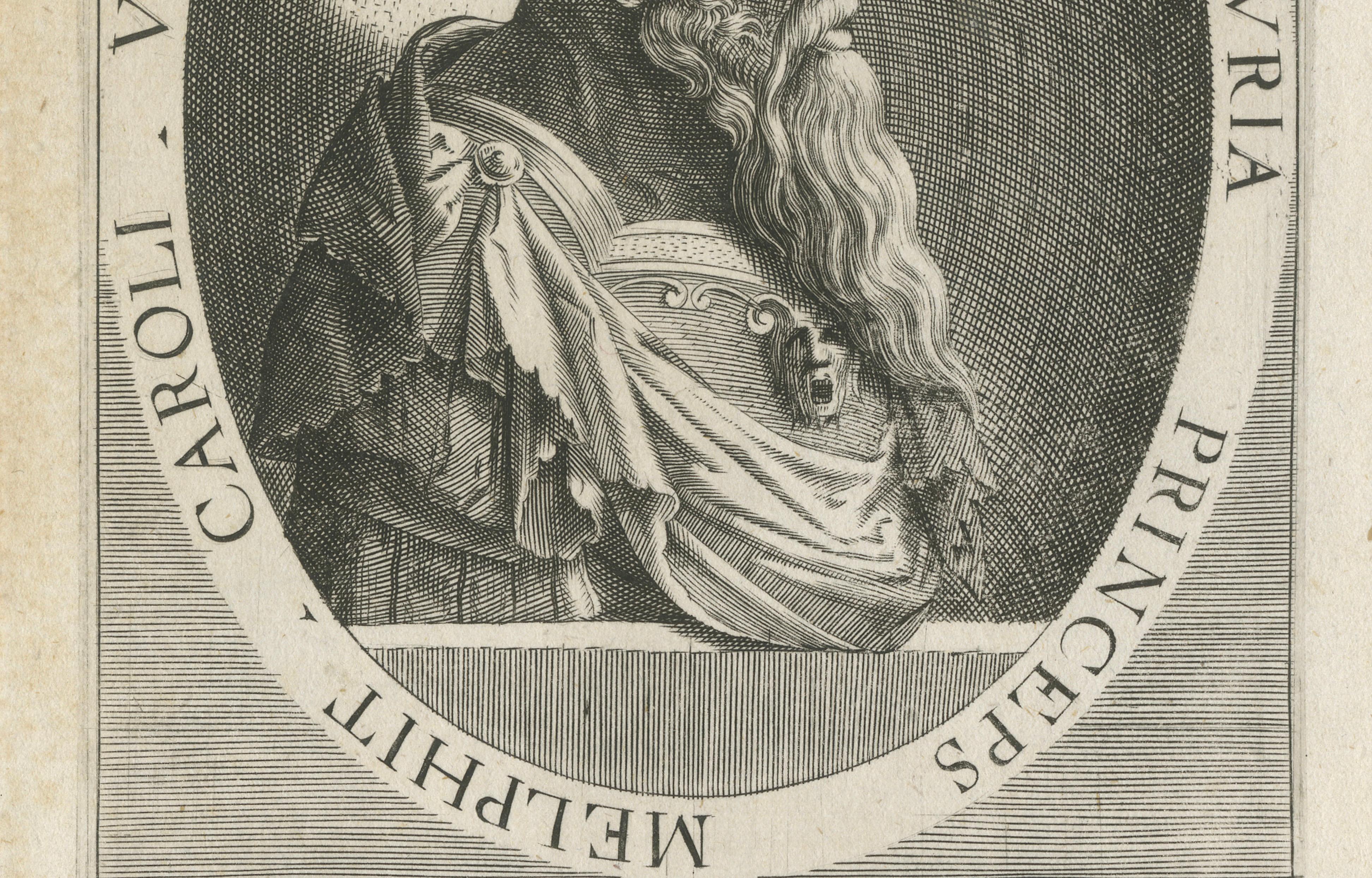 Andrea Doria Portrait, Atrium Heroicum Engraving, Augsburg, c.1602