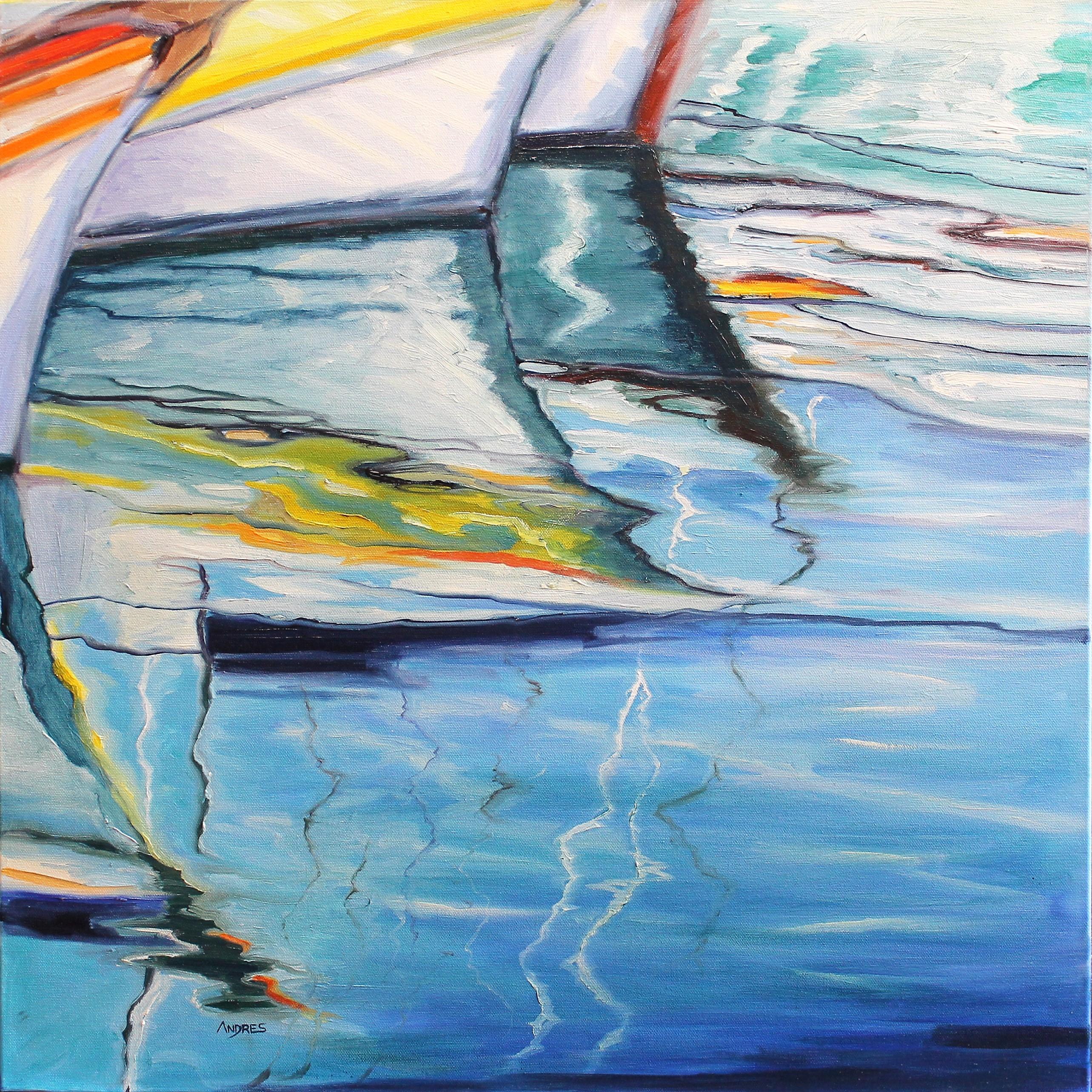 Regata , Oil Painting - Art by Andres Lopez