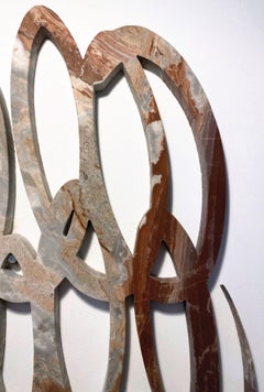 Marmi 1 - Marble Sculpture, Verona Red Onyx, 2025, 24x16" (60x40cm)