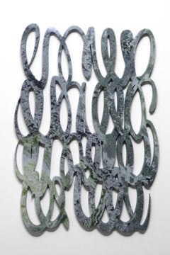 Marmi 2 - Marble Sculpture, Irish Green Marble, 2025, 24x16" (60x40cm)