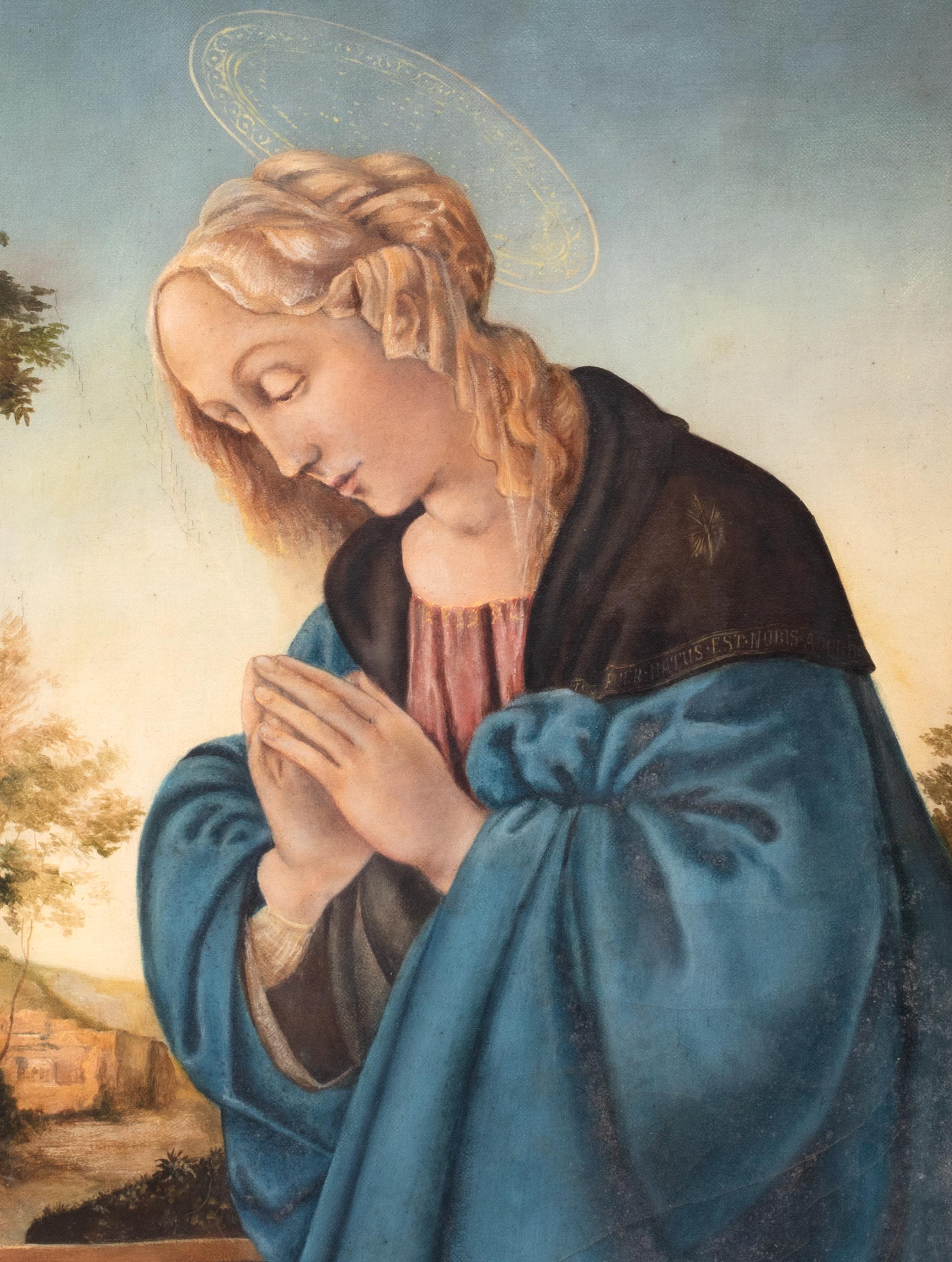 La Madonna, XIX secolo  stile di Andrea Mantegna (1431-1506) 2