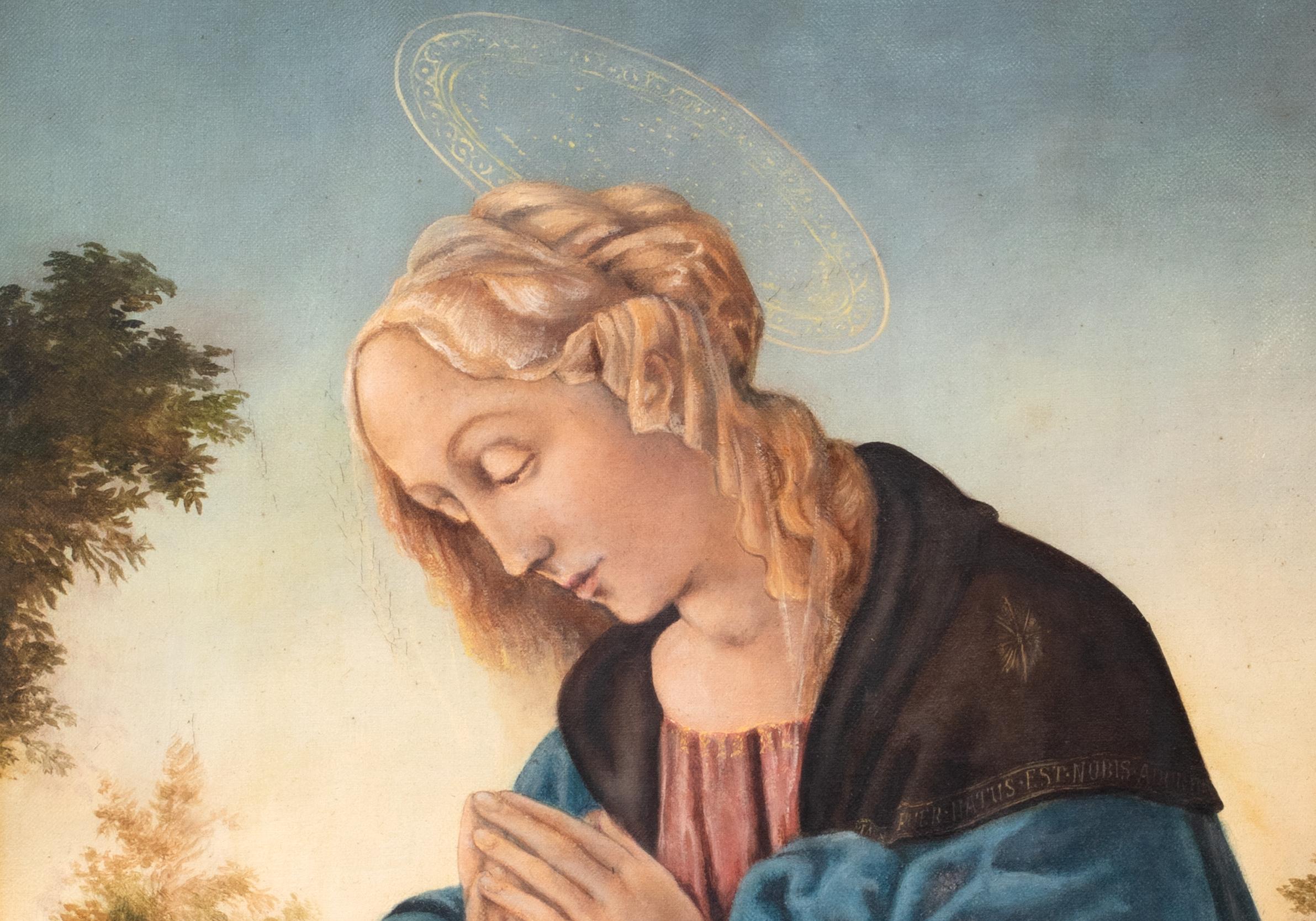 La Madonna, XIX secolo  stile di Andrea Mantegna (1431-1506) 3