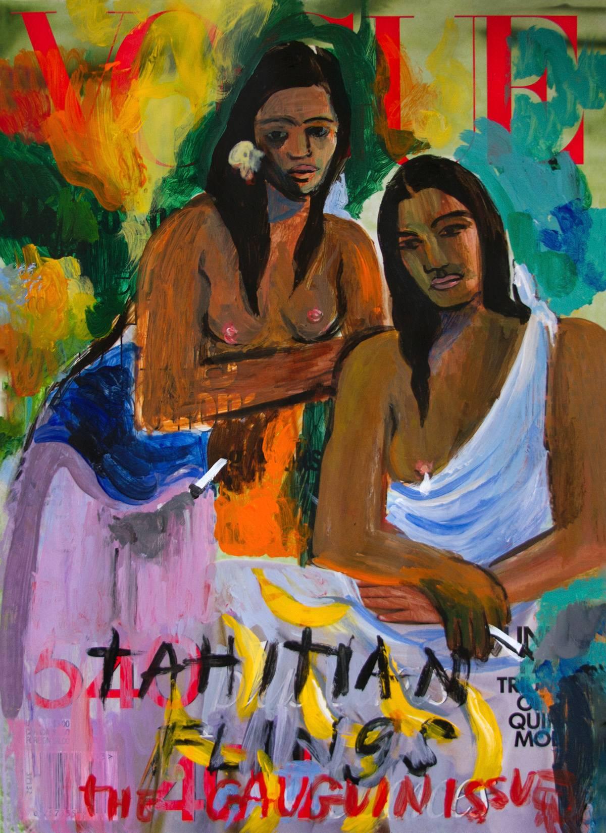 Andrea Mary Marshall Abstract Print - The Tahitian Issue