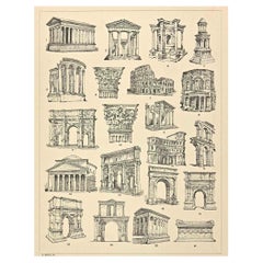 Decorative Motifs - Roman Styles - Chromolithograph by Andrea Mestica