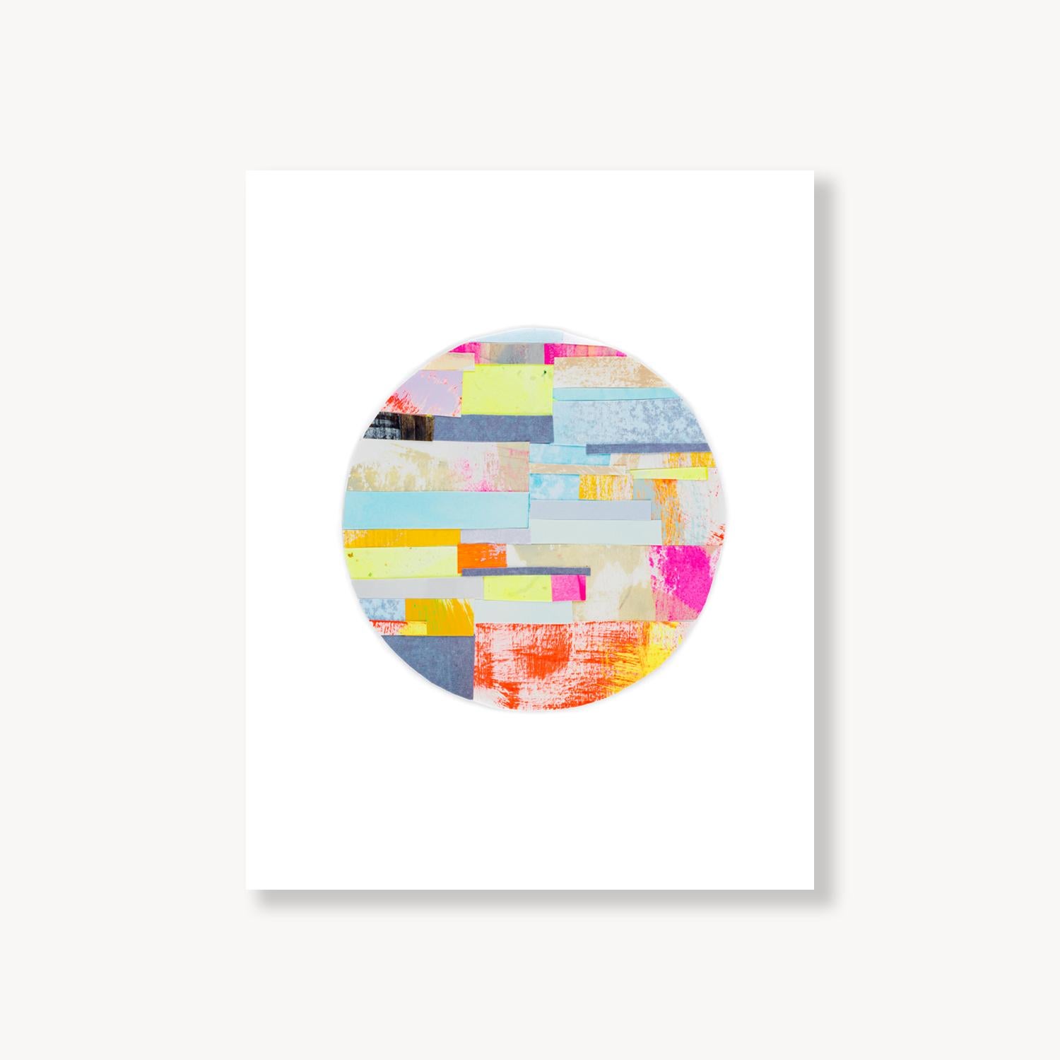 Andrea Myers Abstract Print - New Moons 1: Abstract Paper Print, 2010s, New, 14x11