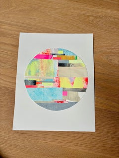 New Moons 6: Impresión abstracta en papel, 2010s, Nuevo, 14x11