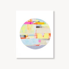 New Moons 6: Impresión abstracta en papel, 2010s, Nuevo, 14x11