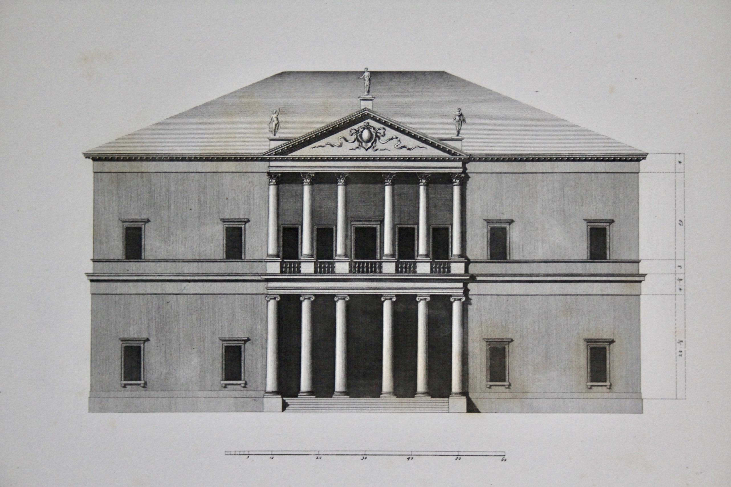 Italian Andrea Palladio engraving