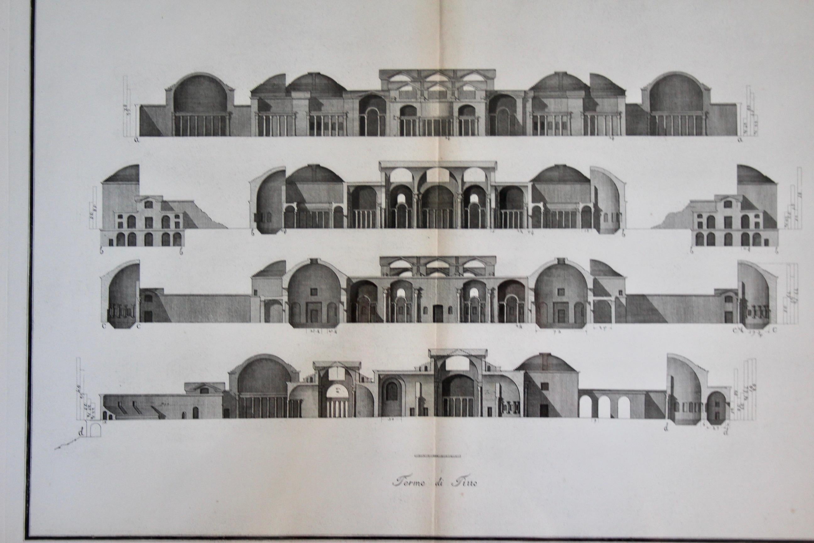 Italiano Incisione di Andrea Palladio in vendita