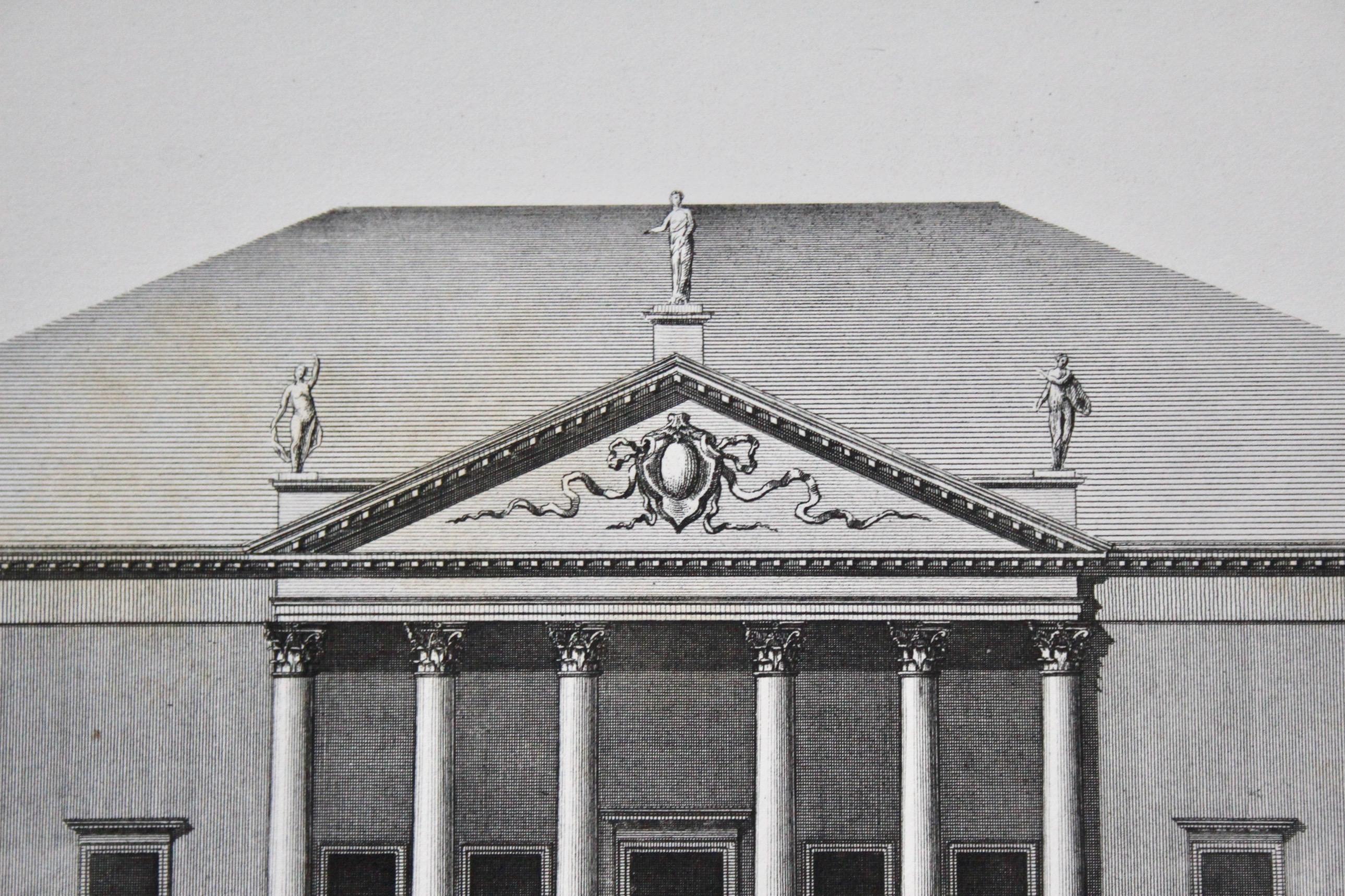 Andrea Palladio engraving In Good Condition In grand Lancy, CH