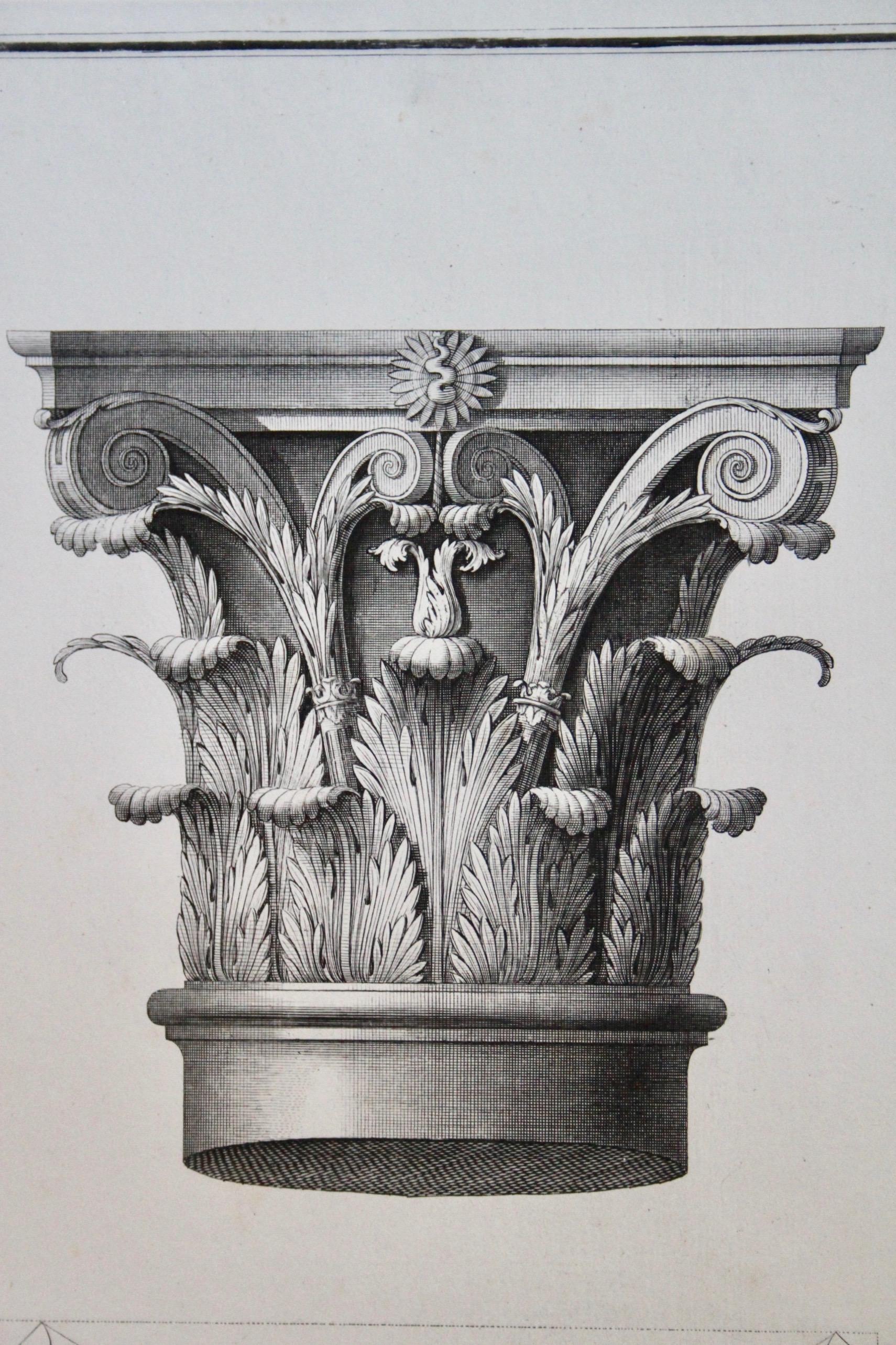 Andrea Palladio engraving In Good Condition In grand Lancy, CH