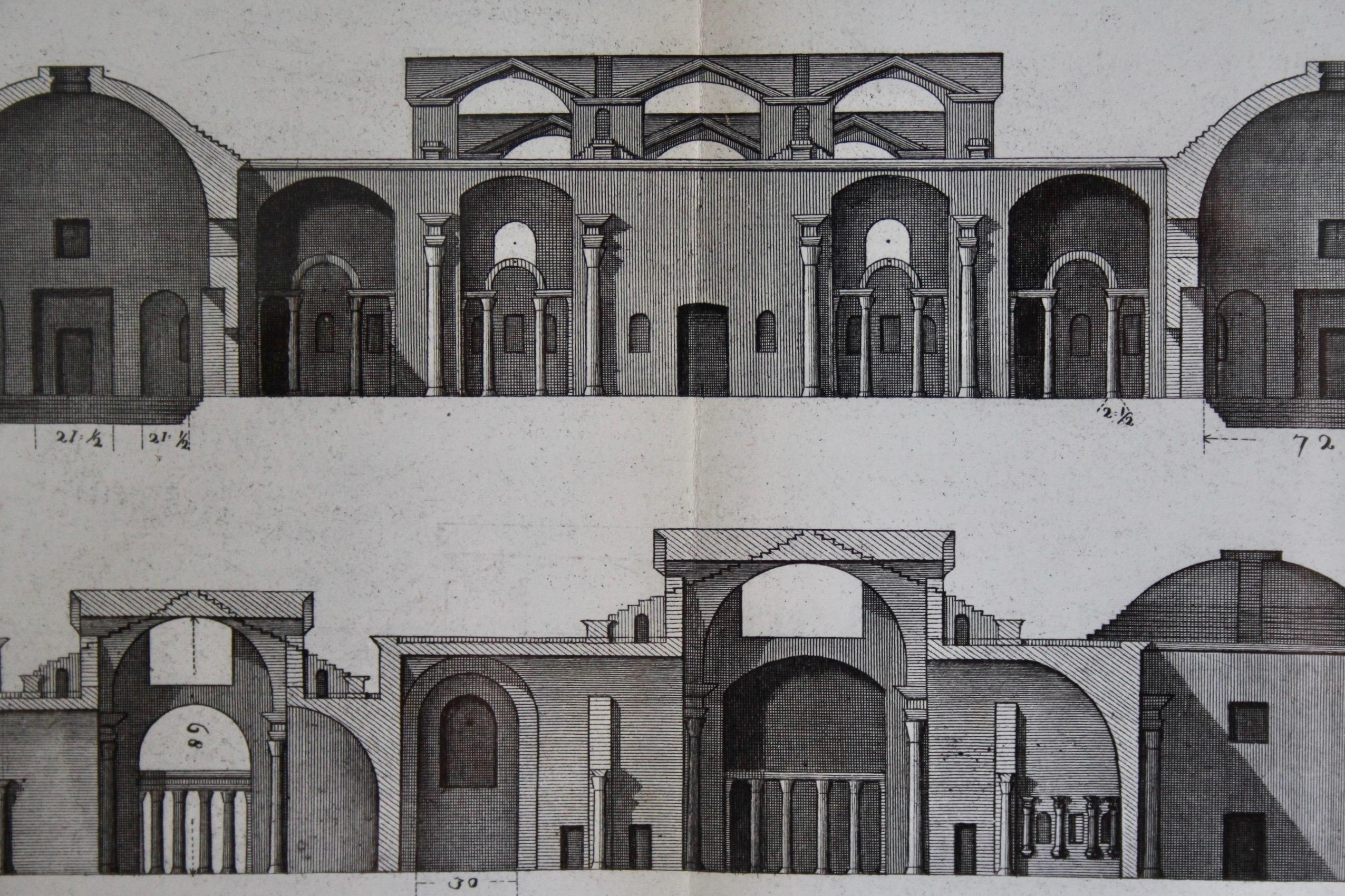 Fine XIX secolo Incisione di Andrea Palladio in vendita
