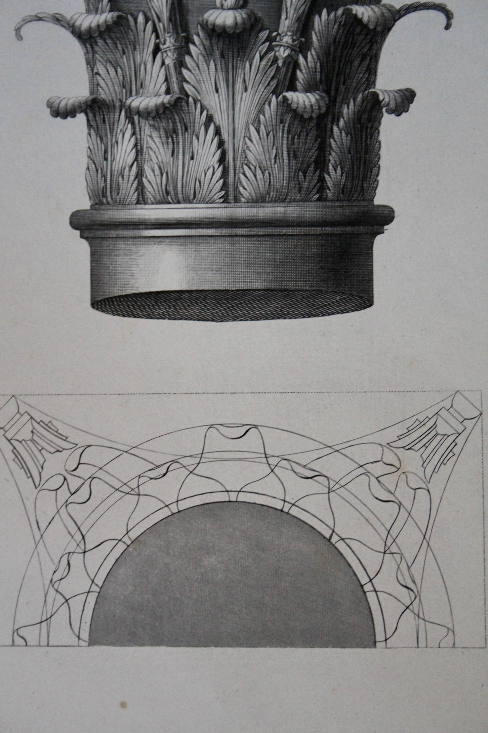 Late 19th Century Andrea Palladio engraving