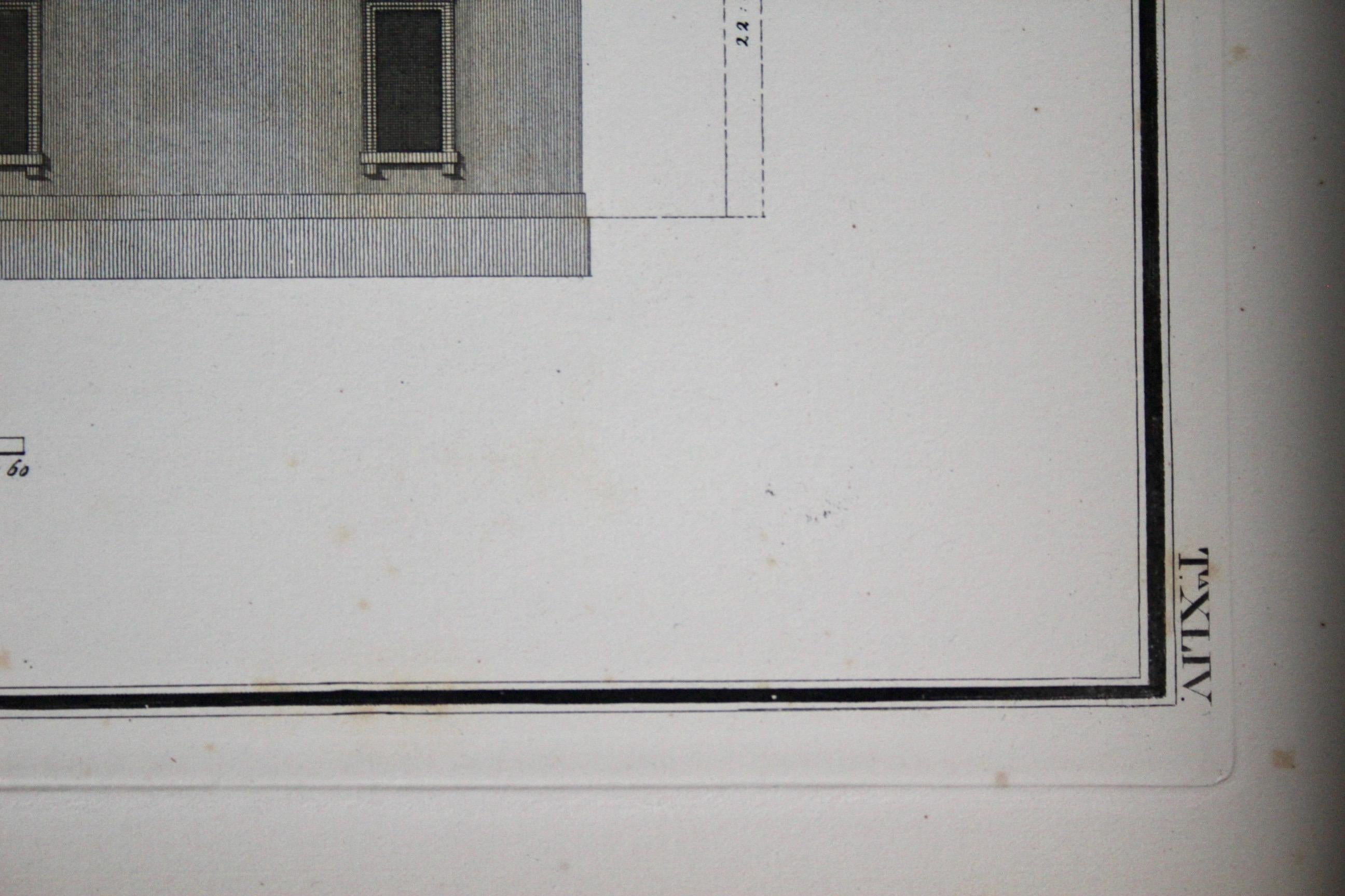 Plexiglass Andrea Palladio engraving