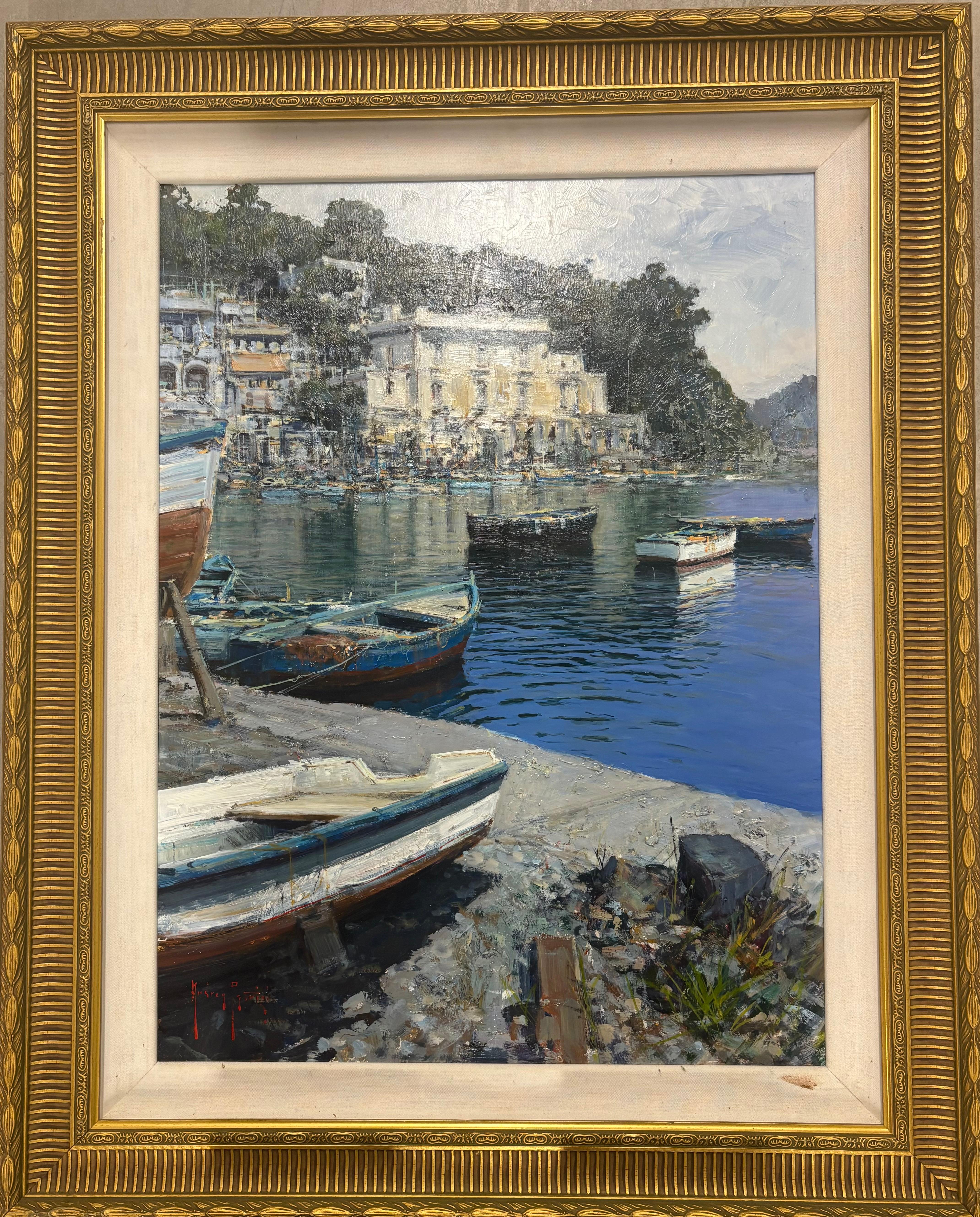 "Water Scene" - Painting by Andrea Patrisi
