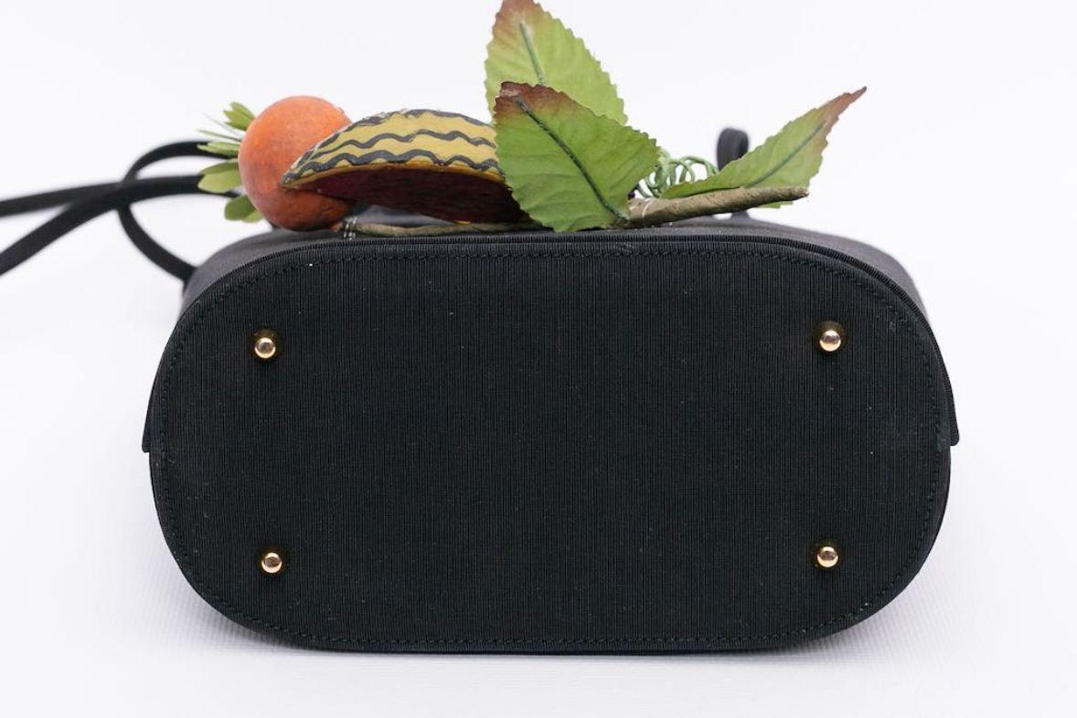 Andrea Pfister Fruits Bag in Black Fabric 2