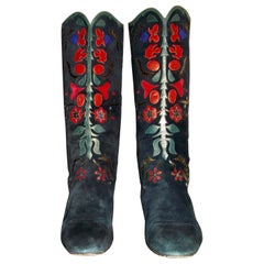 Andrea Pfister Polonaise Suede Boots