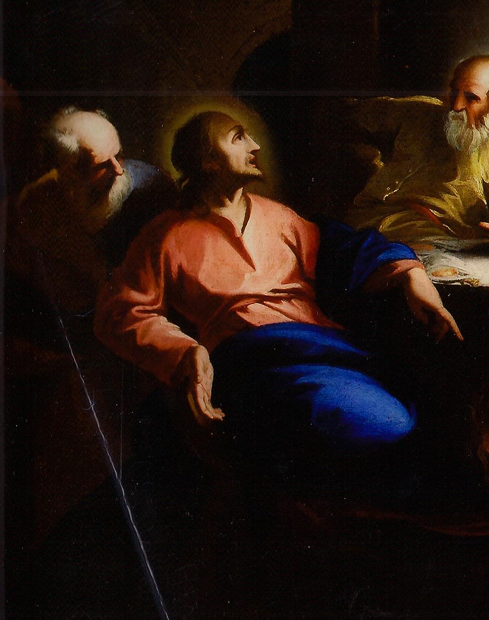 17th Century by Andrea Pozzo Christ in the house of Simon the Pharisee For Sale 3