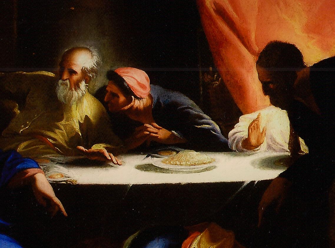 17th Century by Andrea Pozzo Christ in the house of Simon the Pharisee For Sale 6