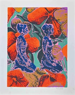 Composition - Original Screen Print by Andrea Ratto - 1980s