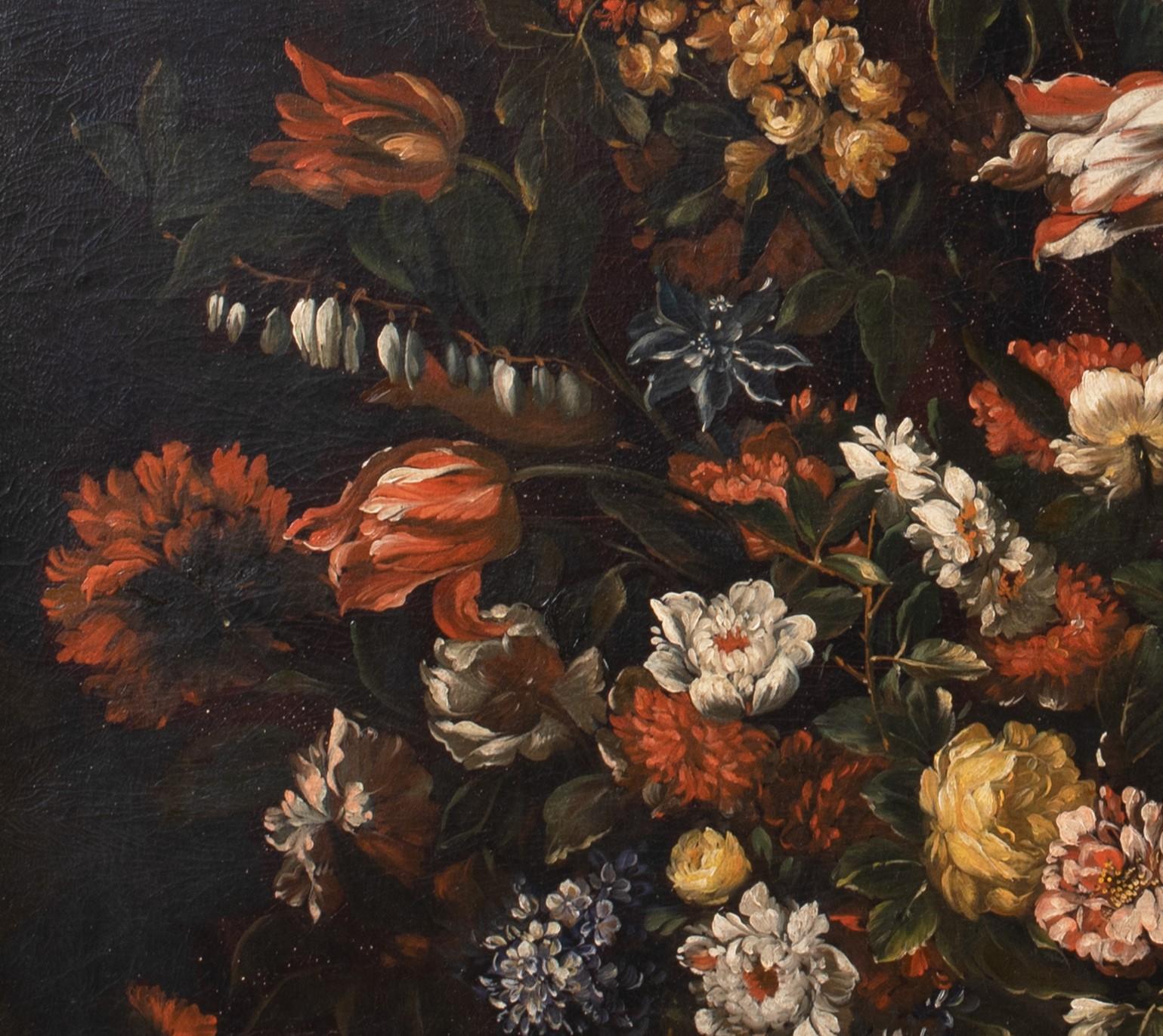 Still Life Of Flowers & Fruit, circa 1700 3