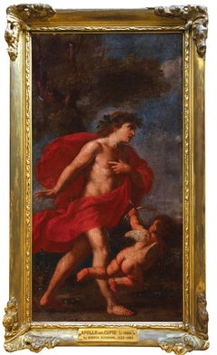Circle of Andrea Schiavone (1522-1563) Apollo and Cupid