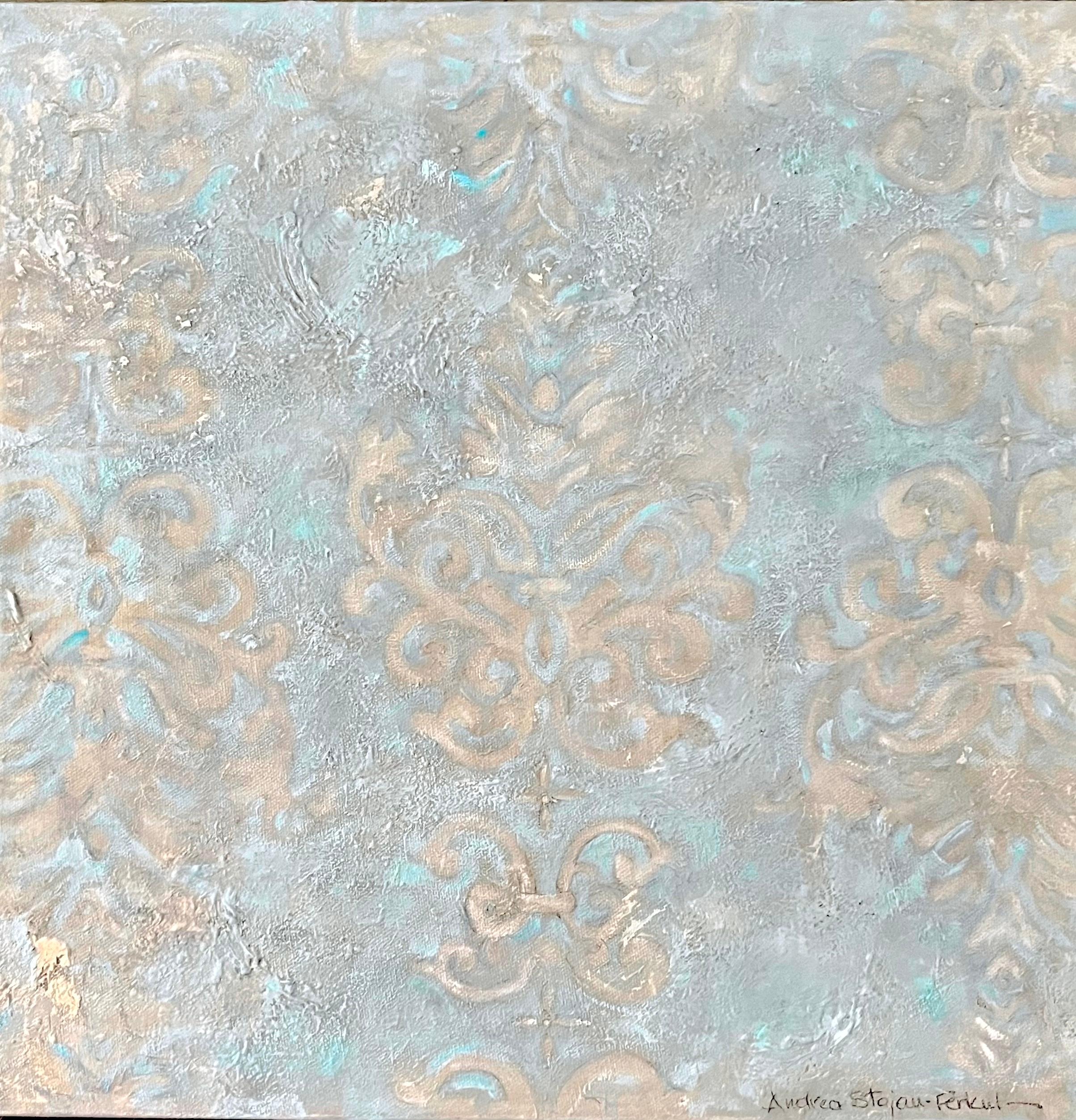 Damasco azul - 16 